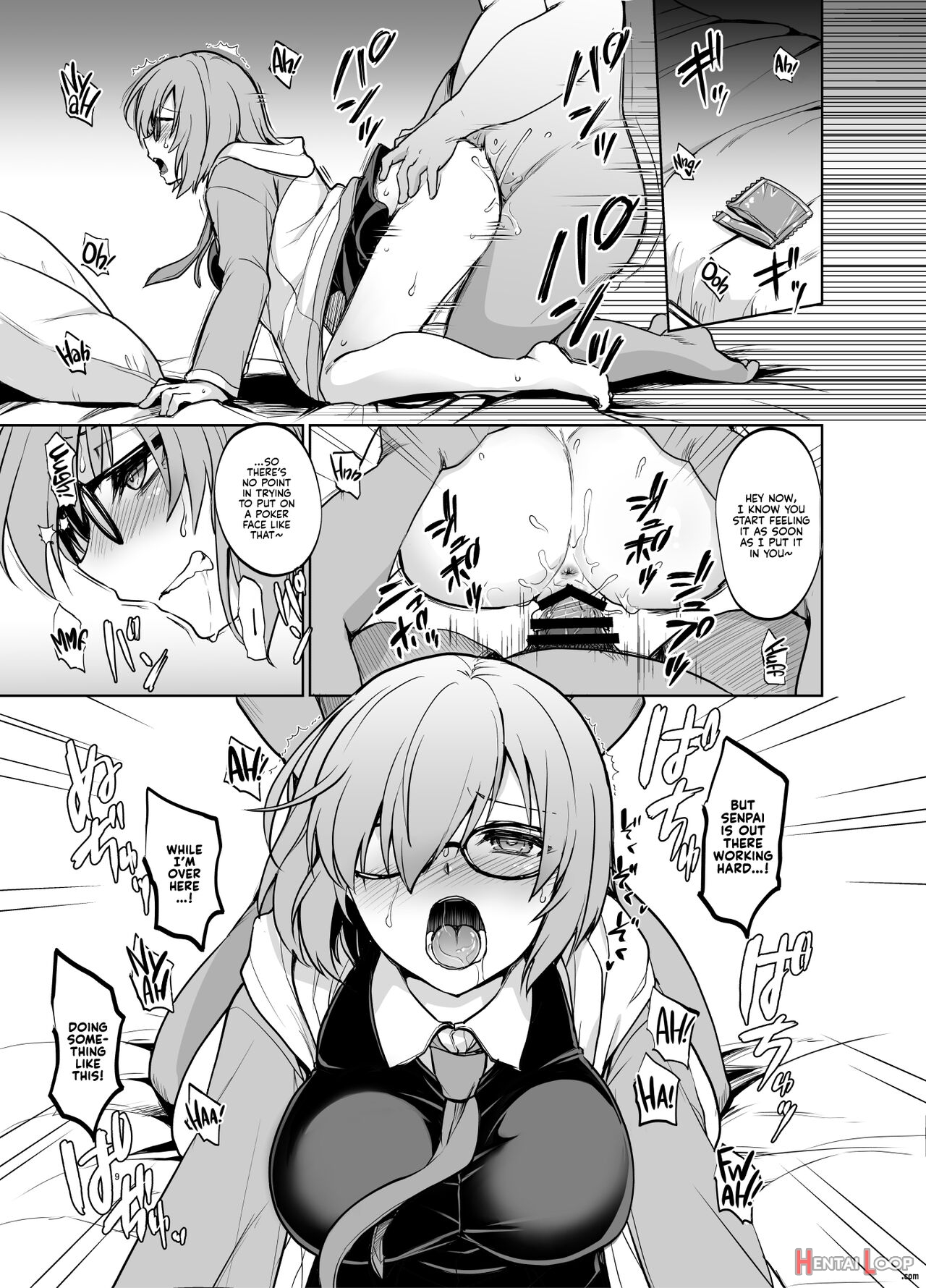 Mashu Must Deal With This Pushy N’ Lusty Oji-san Whenever Senpai Is Busy Rayshifting! page 8