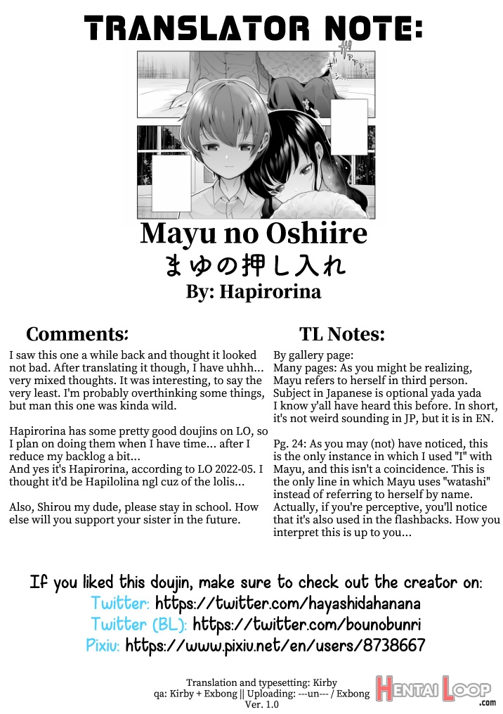 Mayu No Oshiire page 25