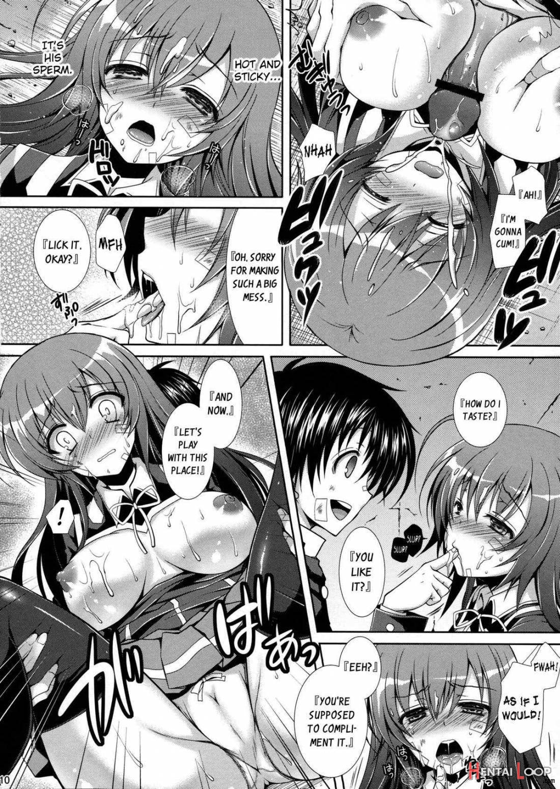 Medaka-chan Ga Kumagawa-kun Ni Zenkichi No Me No Mae De Rape Sareru Hon | Medaka-chan Gets R_ped By Kumagawa-kun In Front Of Zenkichi page 9