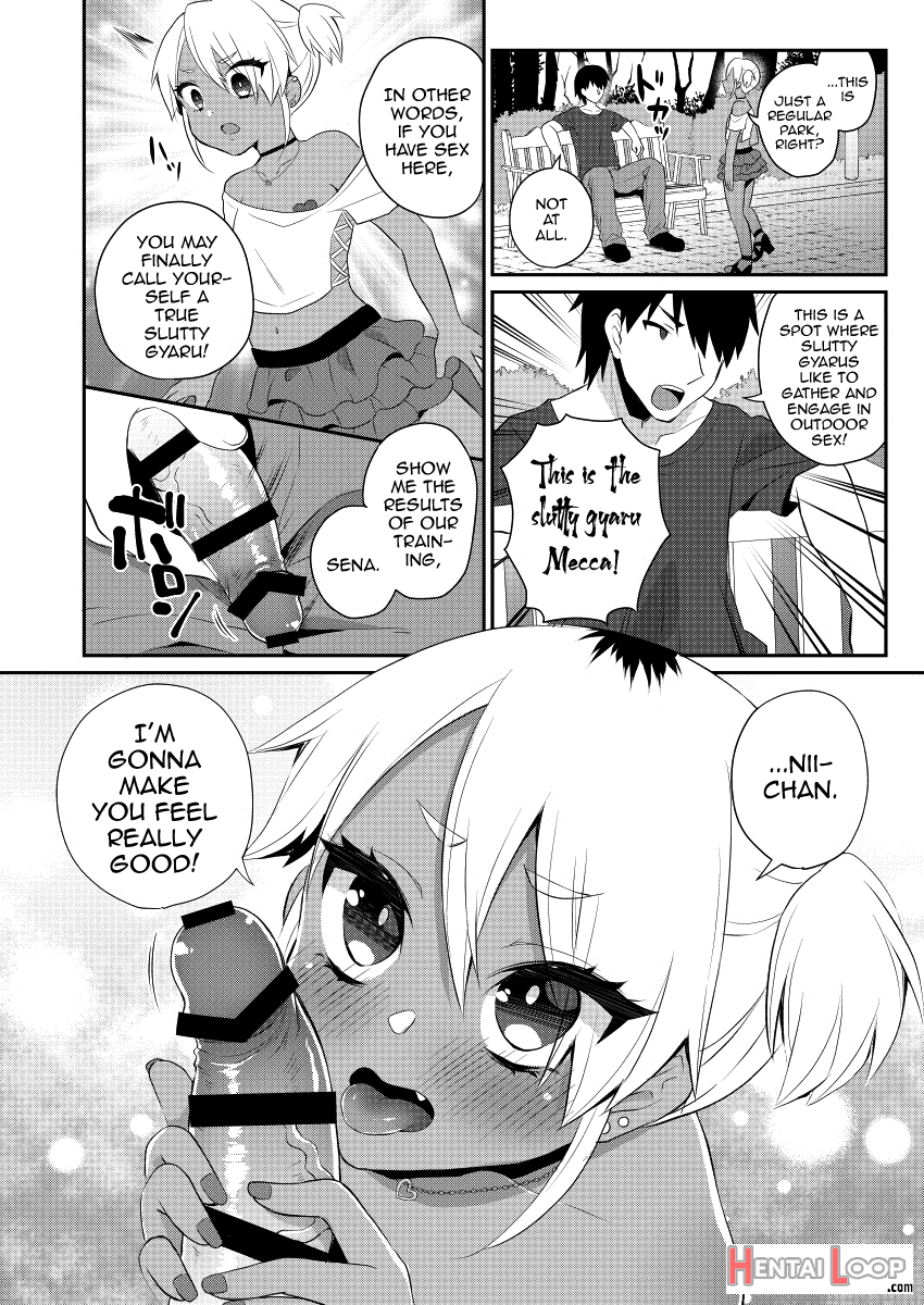 Mezase!! Nii-chan Senyou Bitch Gal page 13