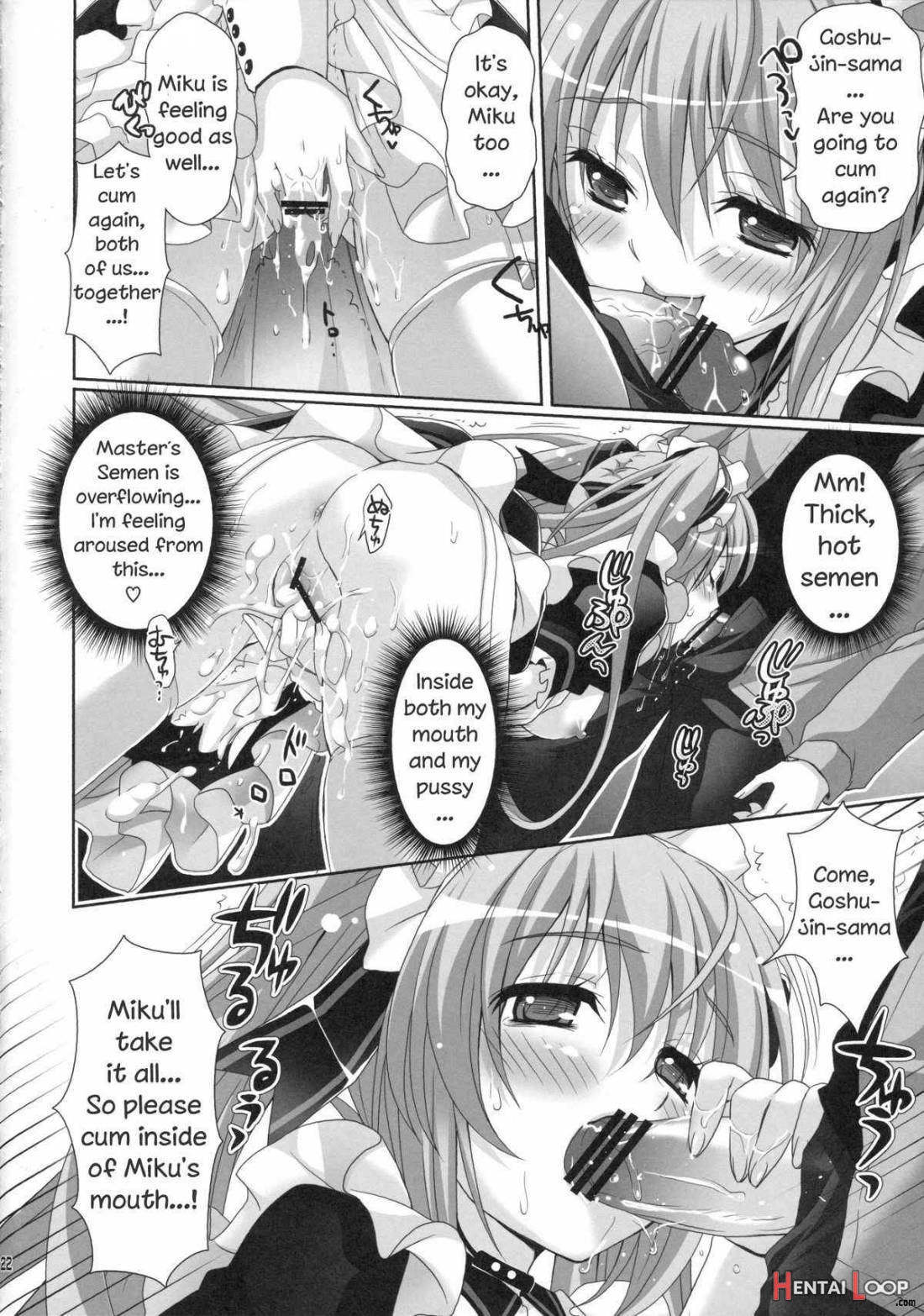 Miku San Ga Maid Fuku Wo Kite Iroiro Kirei Ni Shitekureru Ohanashi. page 19