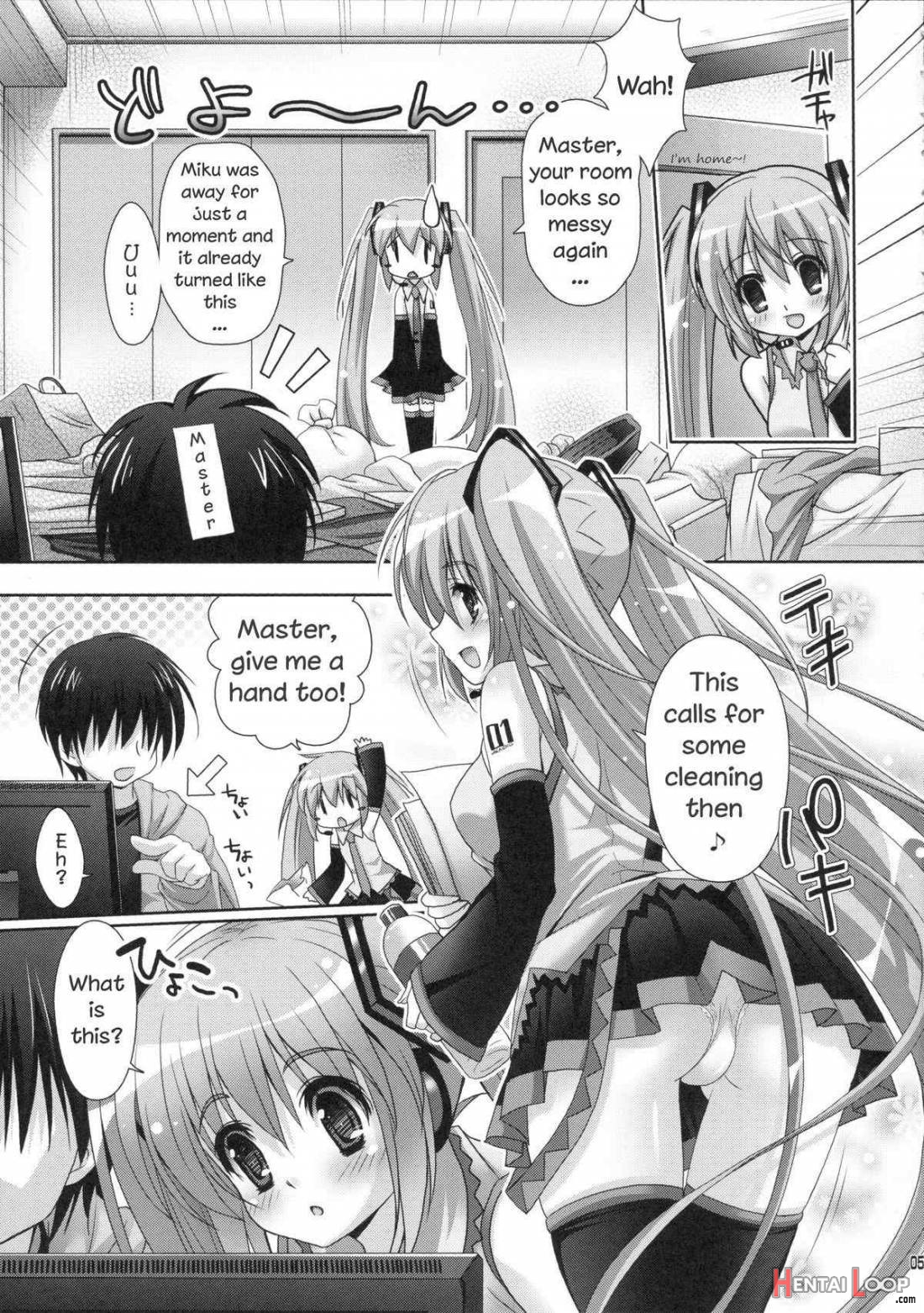 Miku San Ga Maid Fuku Wo Kite Iroiro Kirei Ni Shitekureru Ohanashi. page 2