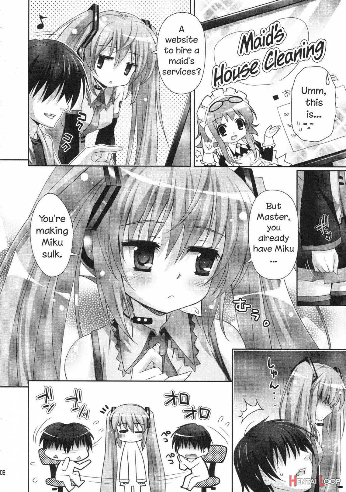 Miku San Ga Maid Fuku Wo Kite Iroiro Kirei Ni Shitekureru Ohanashi. page 3