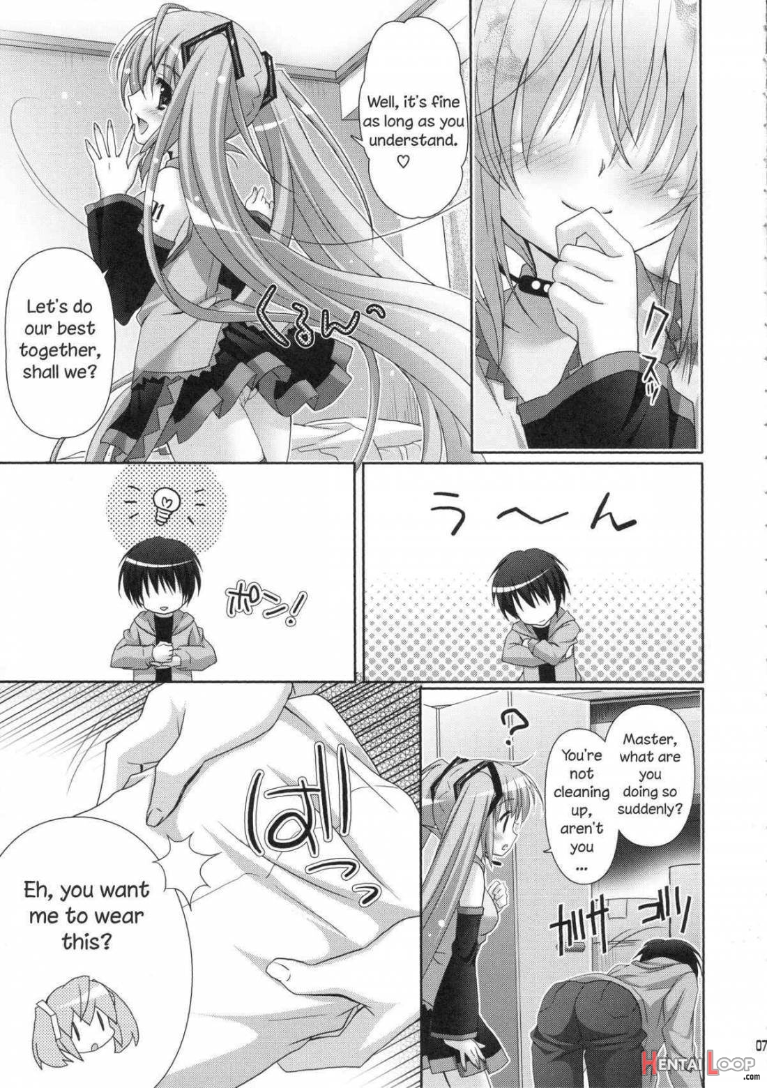 Miku San Ga Maid Fuku Wo Kite Iroiro Kirei Ni Shitekureru Ohanashi. page 4