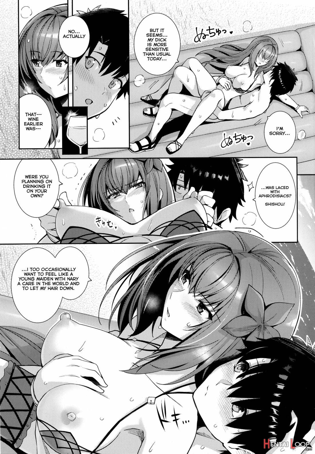 Mizugi Shishou To Koibito Ecchi Suru Hon. page 10