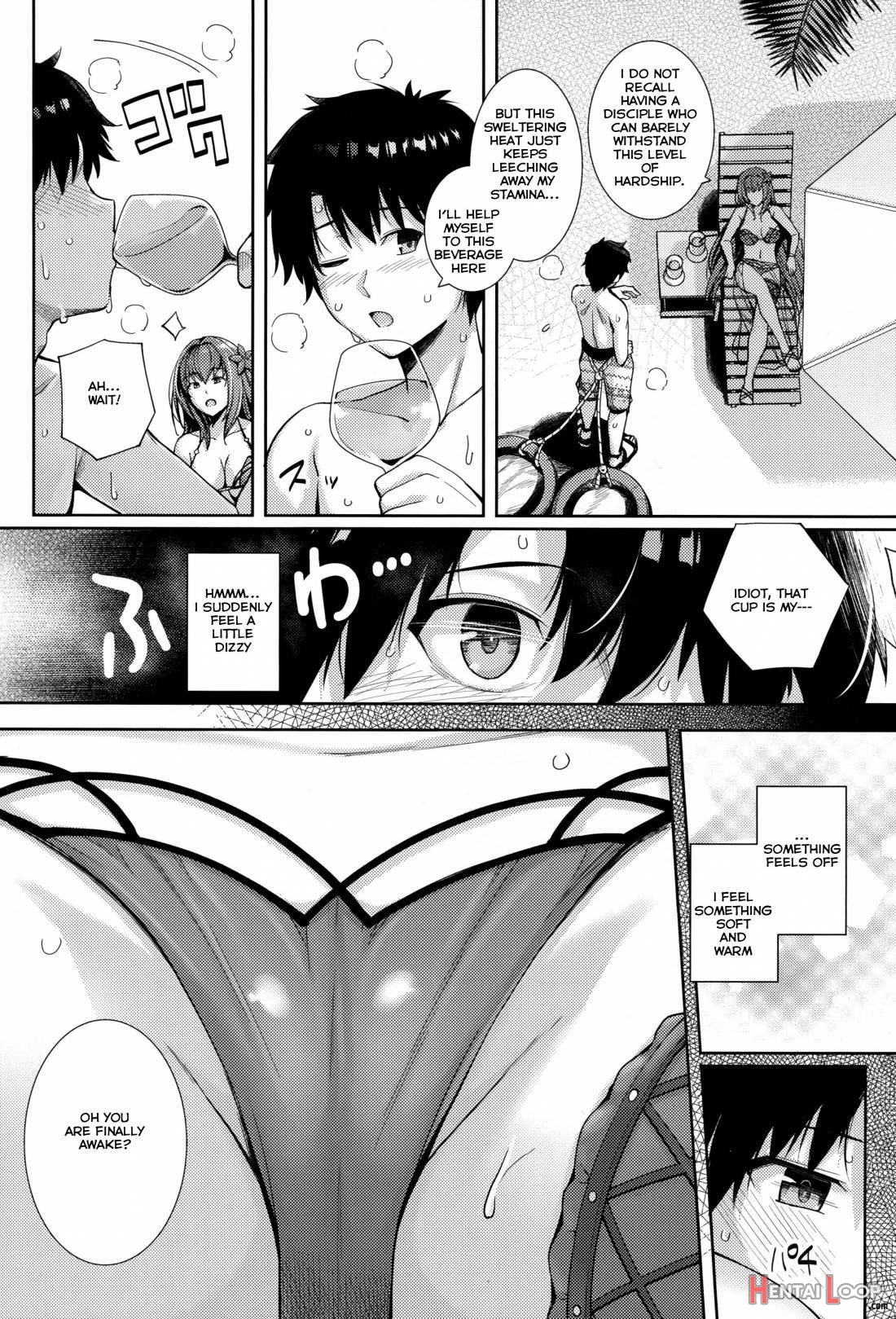 Mizugi Shishou To Koibito Ecchi Suru Hon. page 3