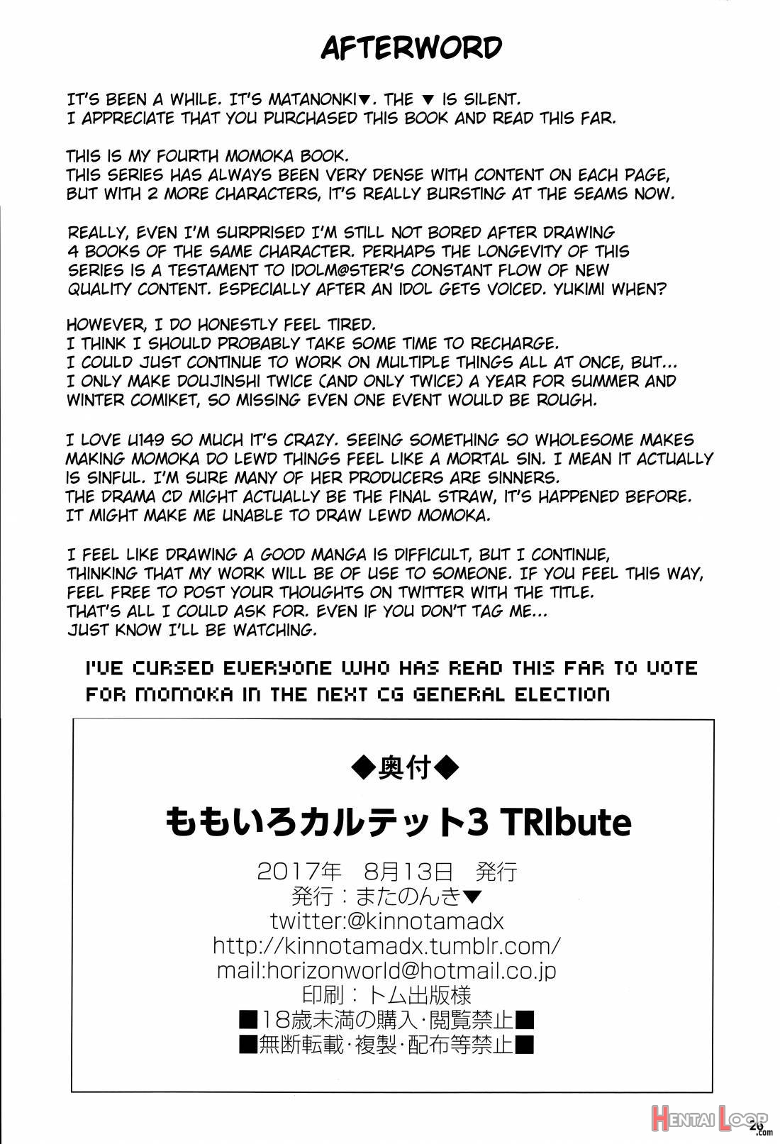 Momoiro Quartet 3 Tribute | Peach Colored Quartet 3 Tribute page 25