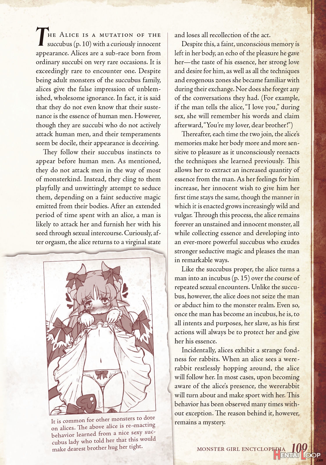 Monster Girl Encyclopedia Vol. 1 page 110