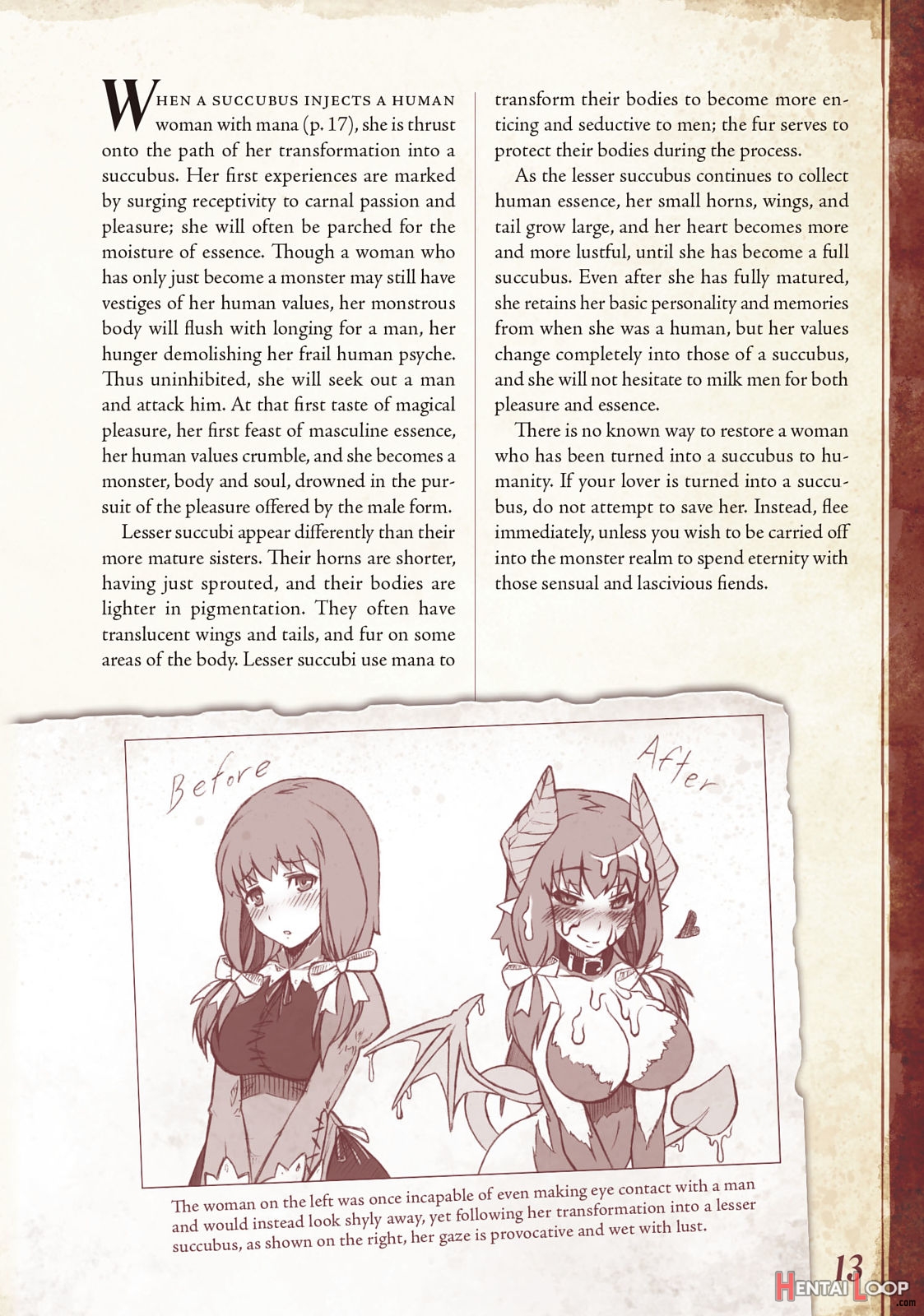 Monster Girl Encyclopedia Vol. 1 page 14
