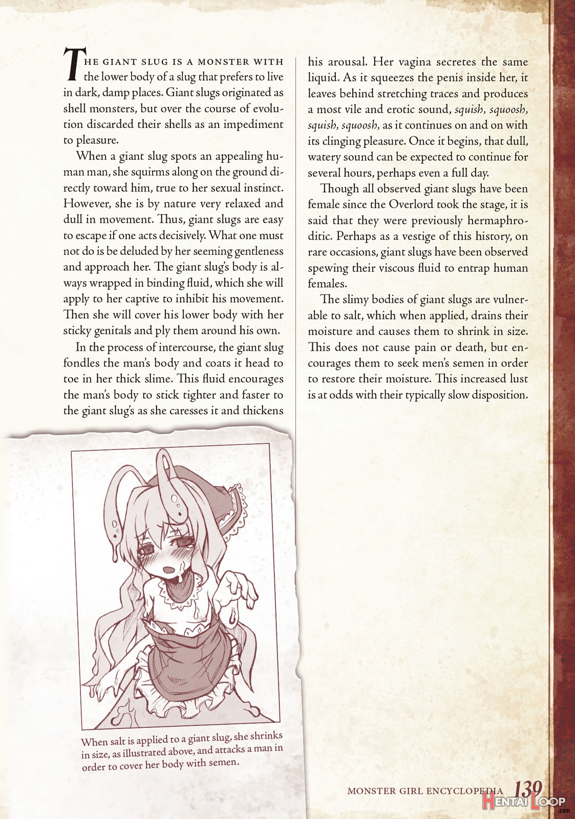 Monster Girl Encyclopedia Vol. 1 page 140