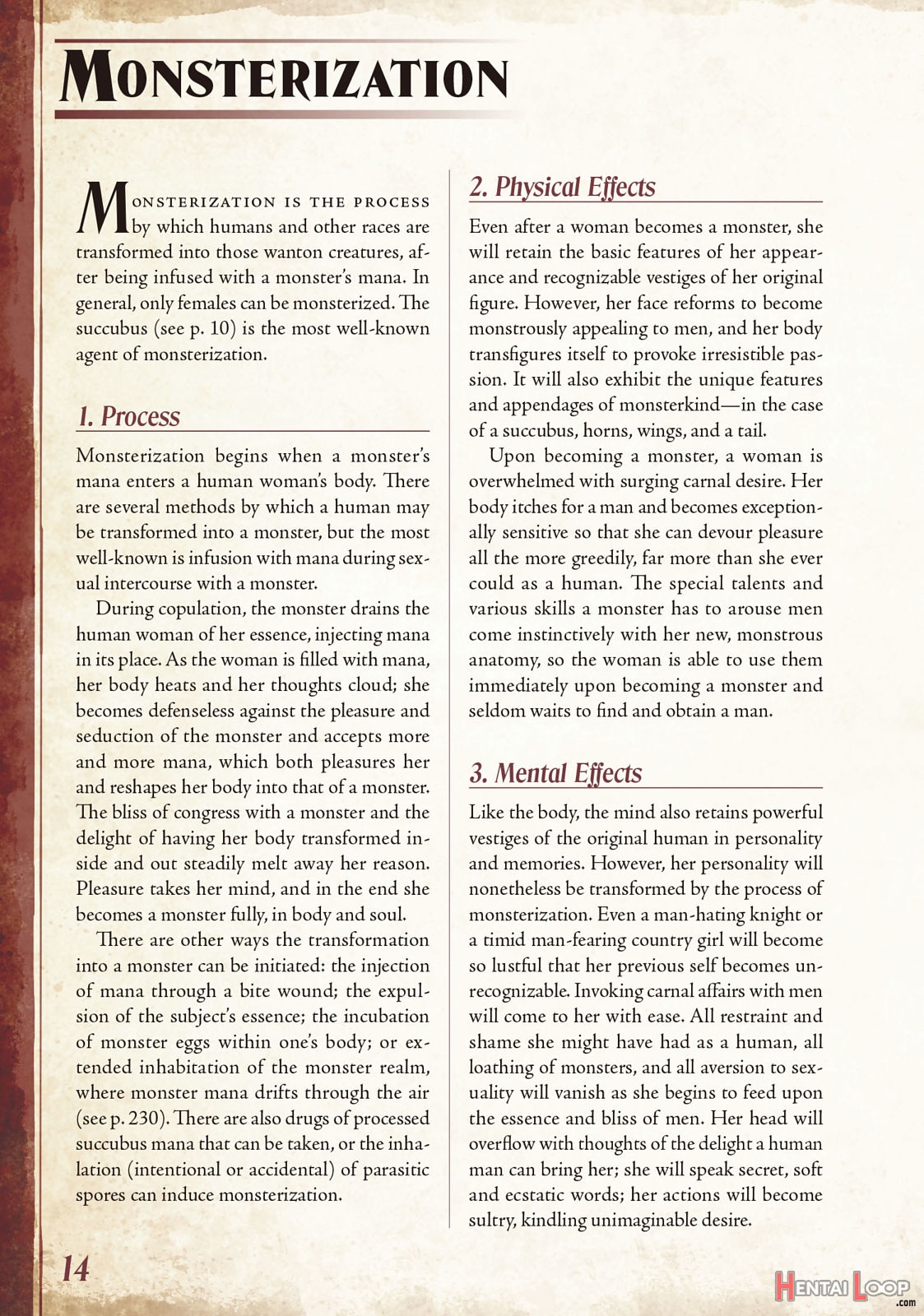 Monster Girl Encyclopedia Vol. 1 page 15