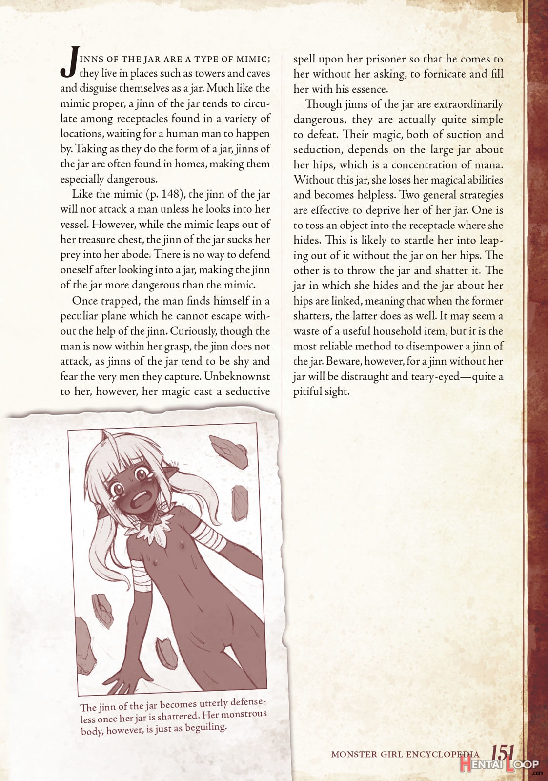 Monster Girl Encyclopedia Vol. 1 page 152