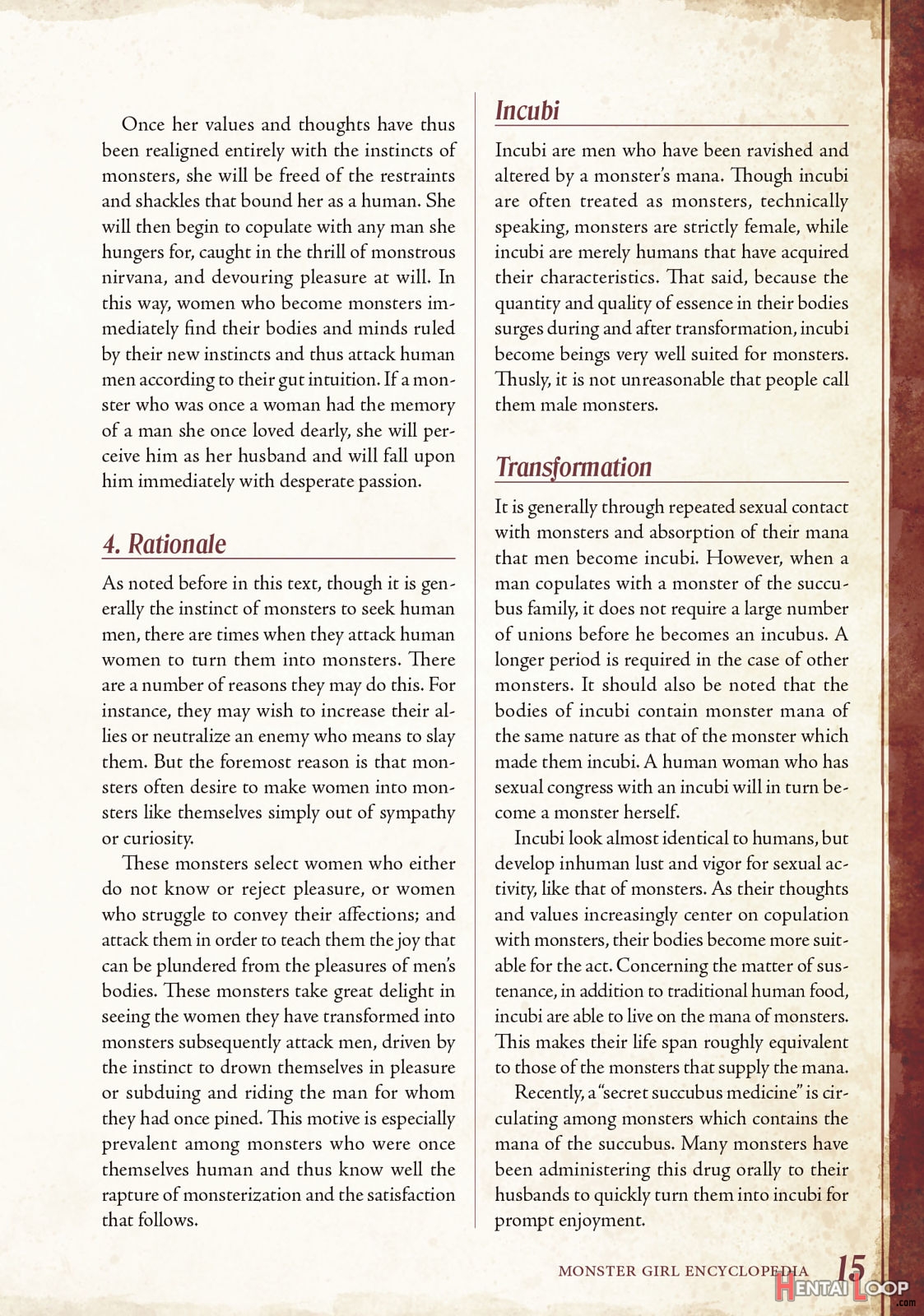Monster Girl Encyclopedia Vol. 1 page 16