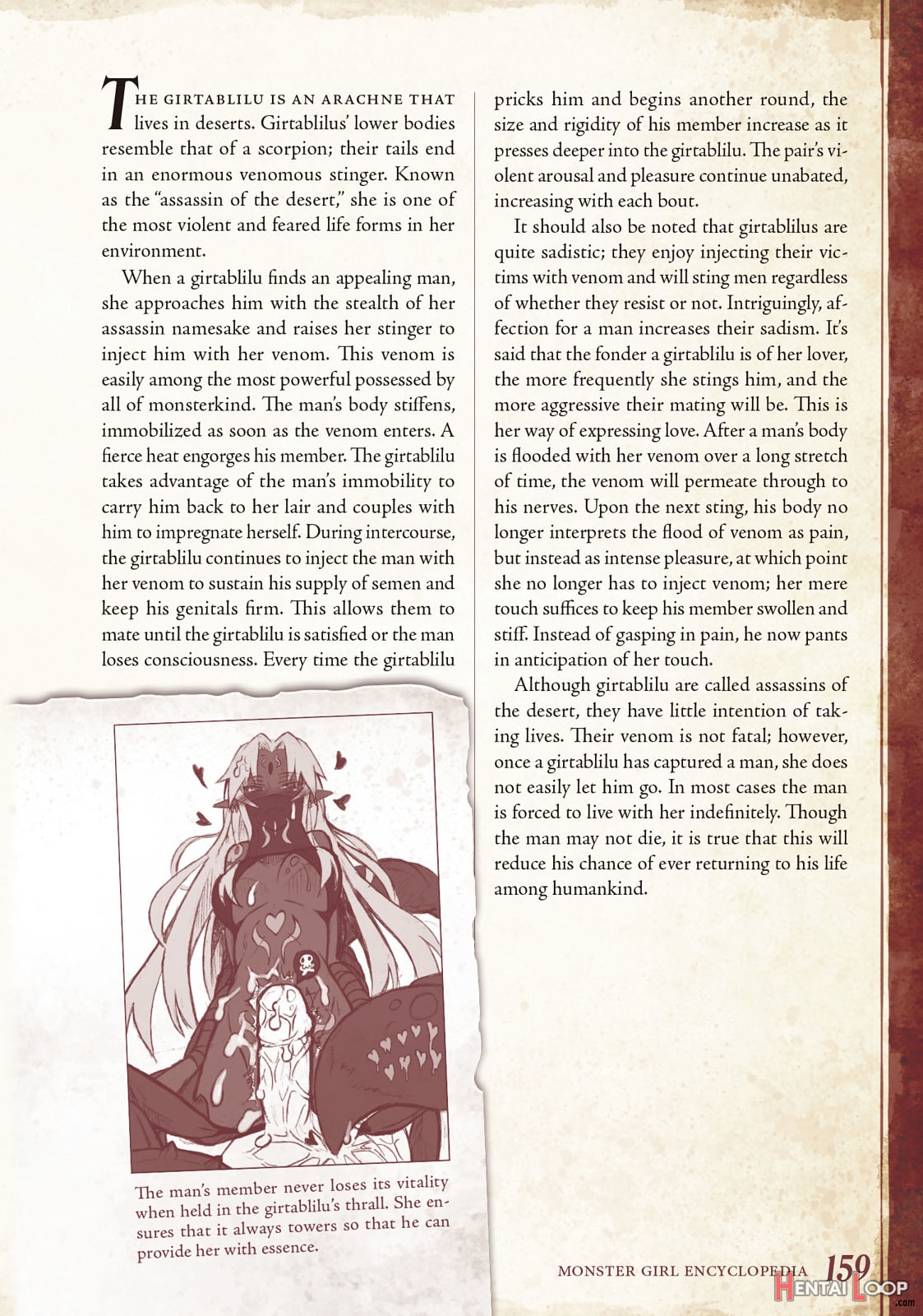 Monster Girl Encyclopedia Vol. 1 page 160