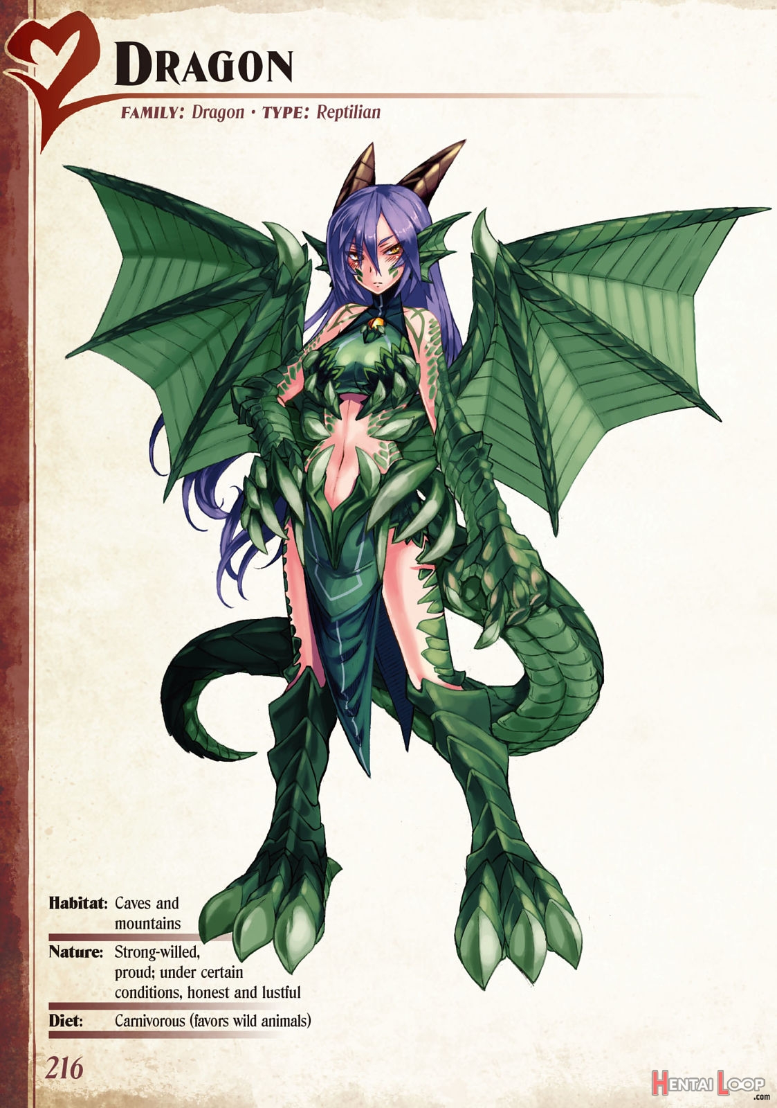 Monster Girl Encyclopedia Vol. 1 page 217