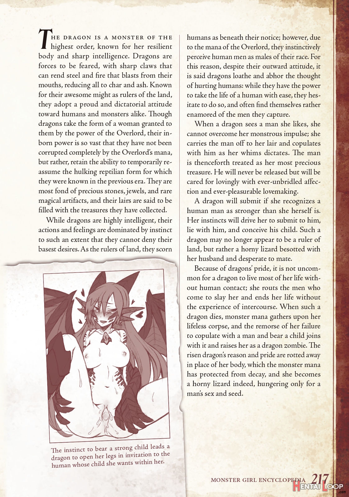 Monster Girl Encyclopedia Vol. 1 page 218