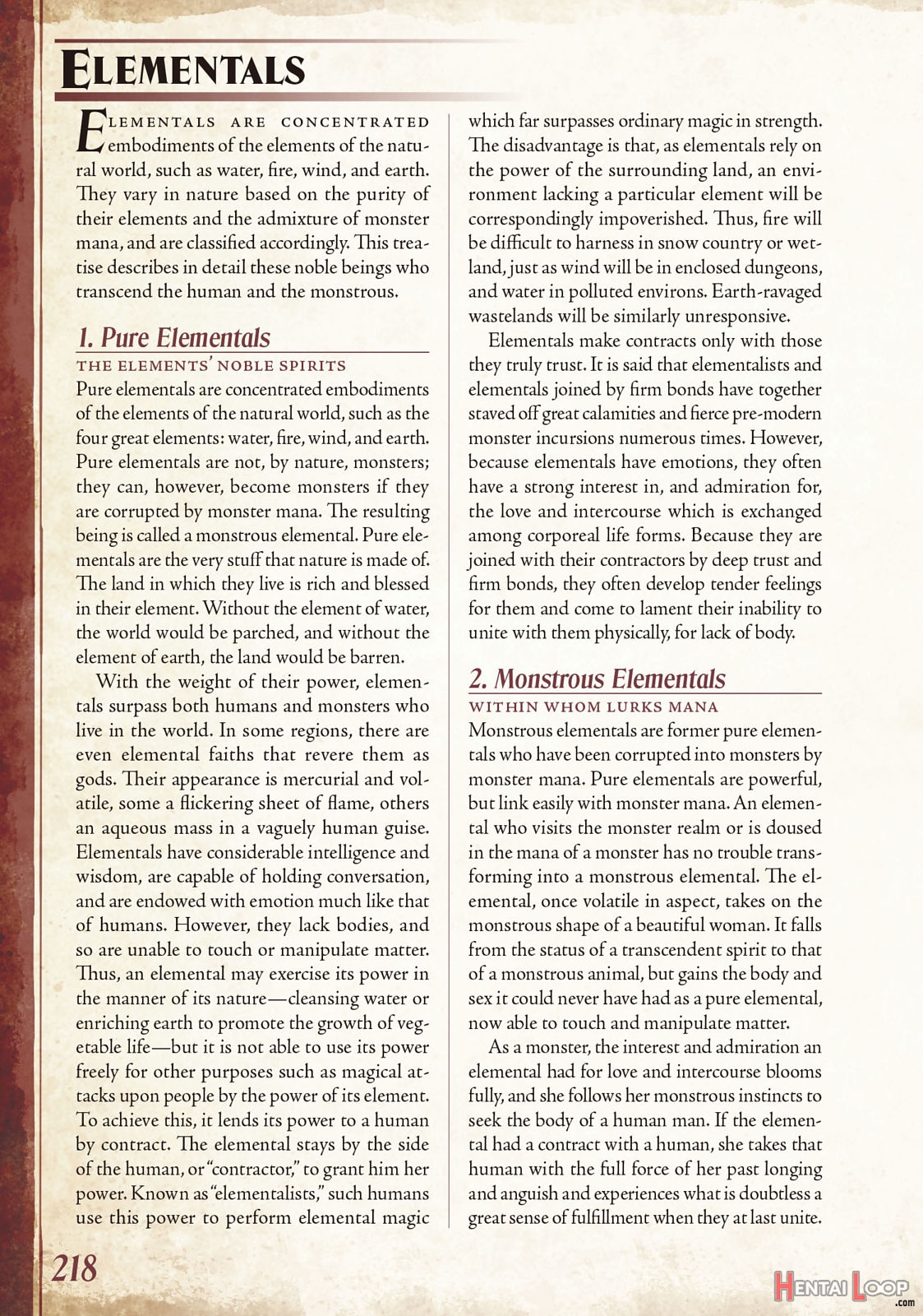 Monster Girl Encyclopedia Vol. 1 page 219