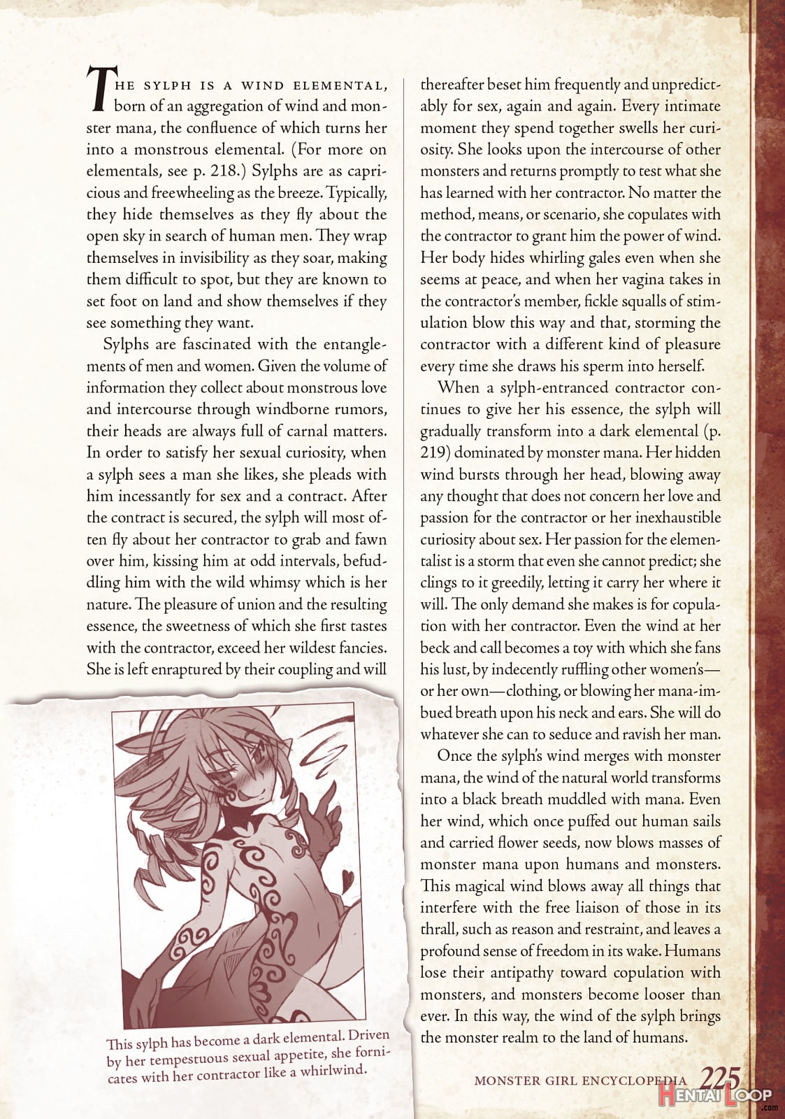 Monster Girl Encyclopedia Vol. 1 page 226