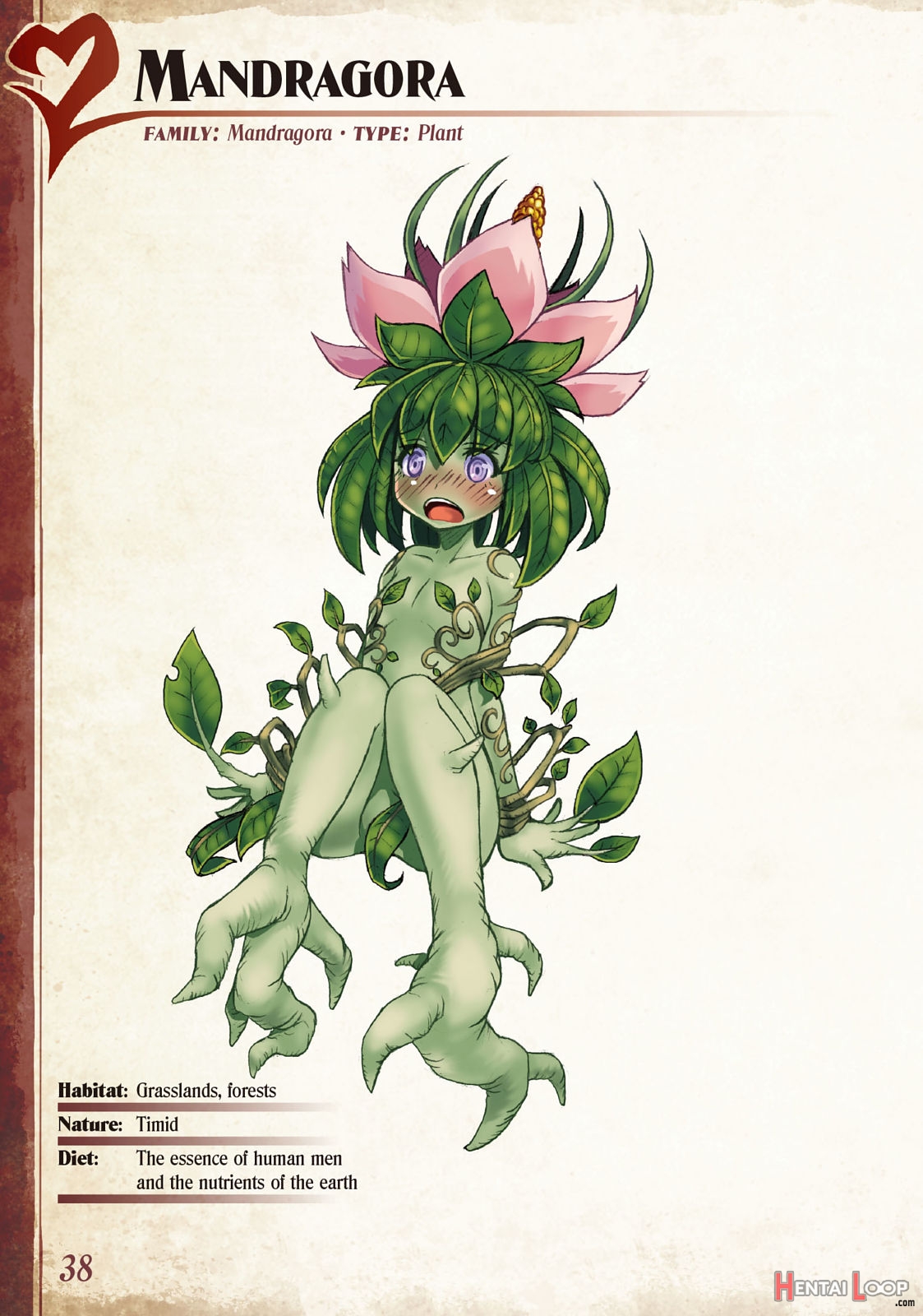Monster Girl Encyclopedia Vol. 1 page 39