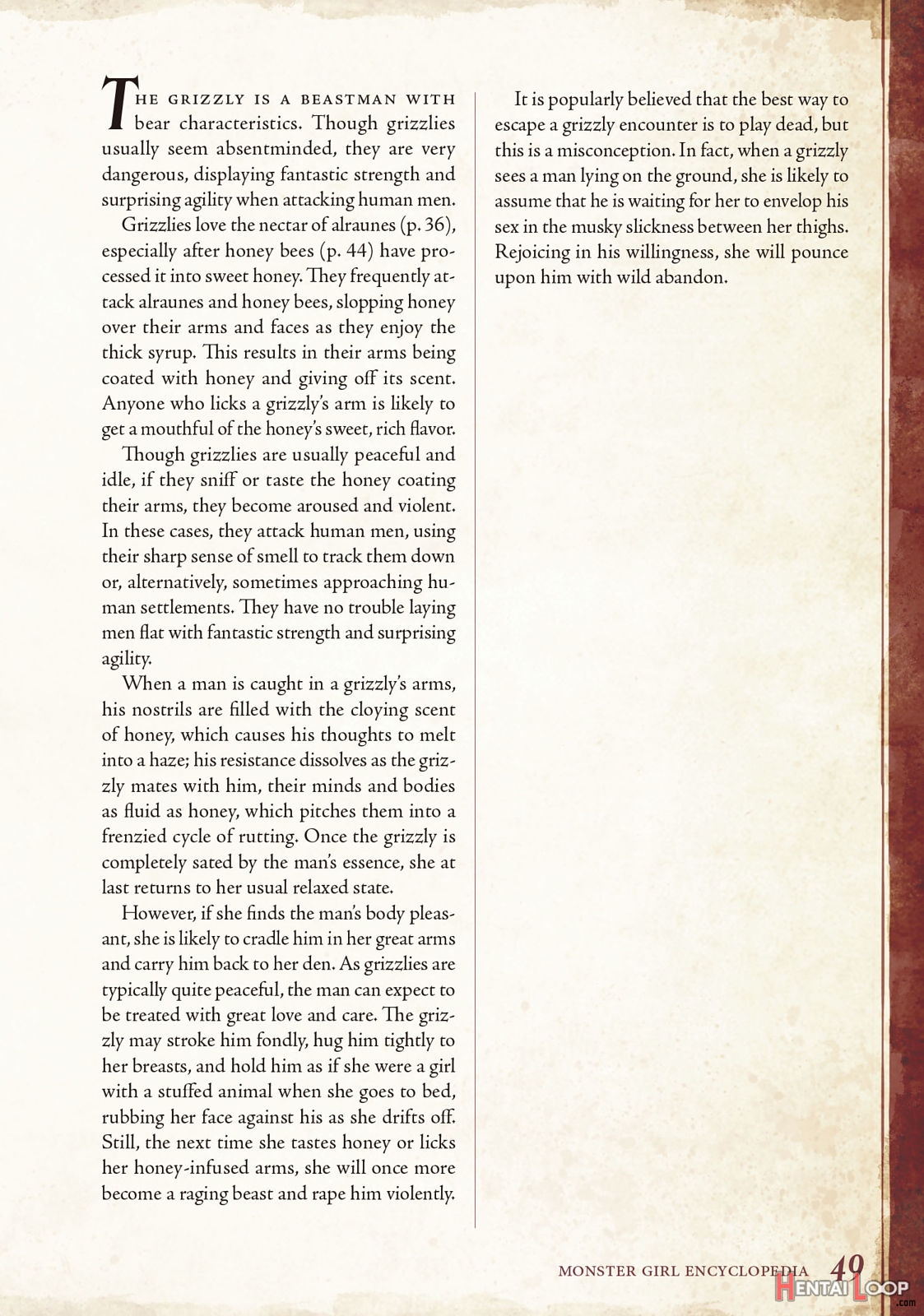 Monster Girl Encyclopedia Vol. 1 page 50