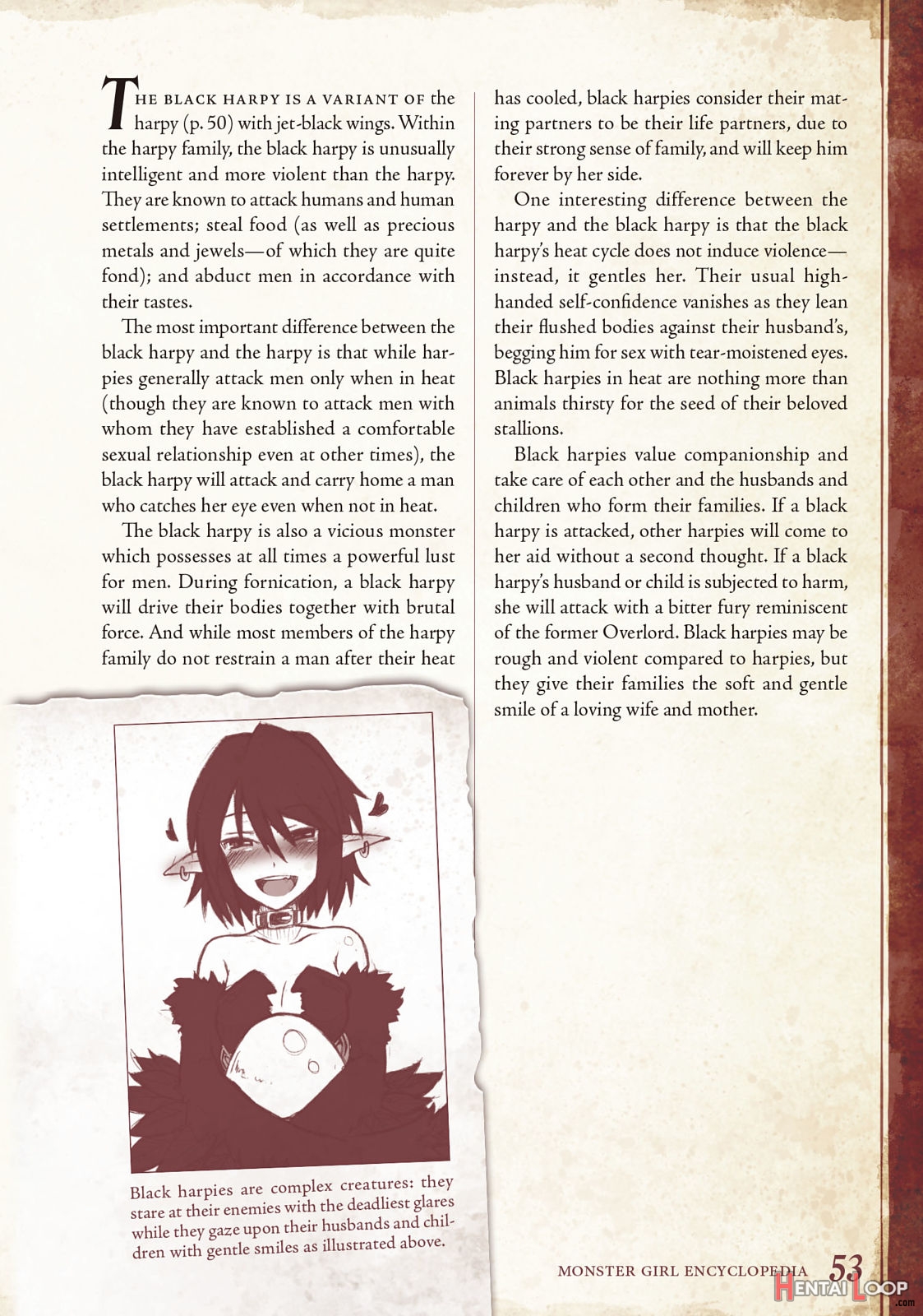 Monster Girl Encyclopedia Vol. 1 page 54