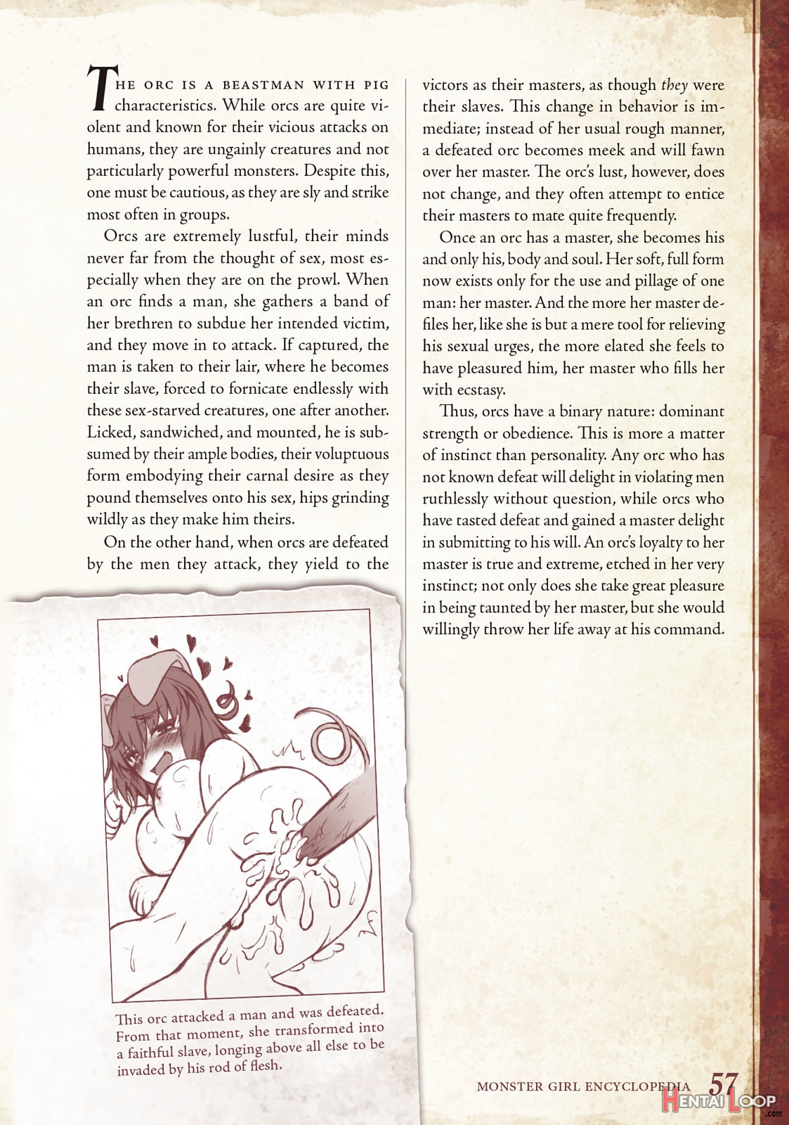 Monster Girl Encyclopedia Vol. 1 page 58