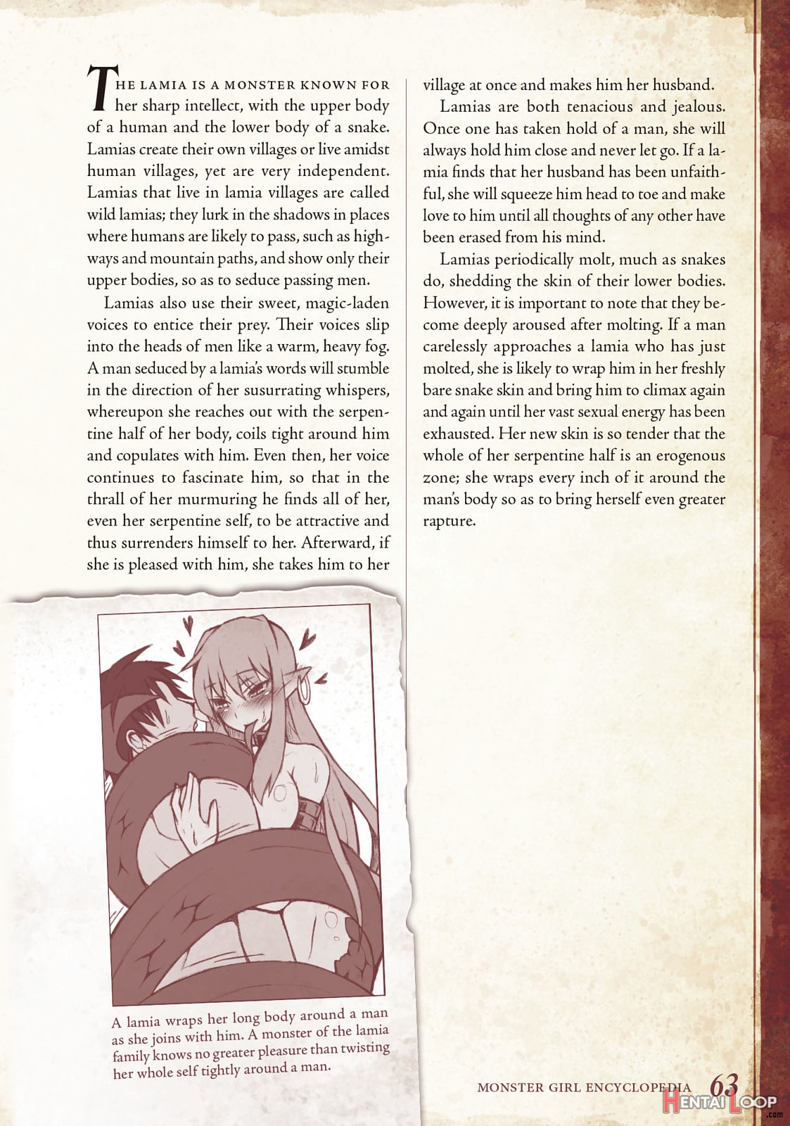 Monster Girl Encyclopedia Vol. 1 page 64