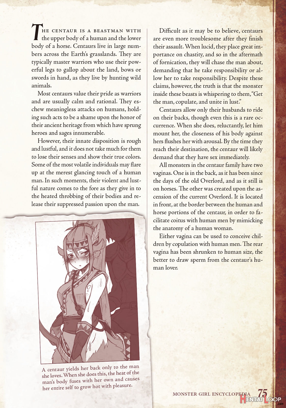 Monster Girl Encyclopedia Vol. 1 page 76