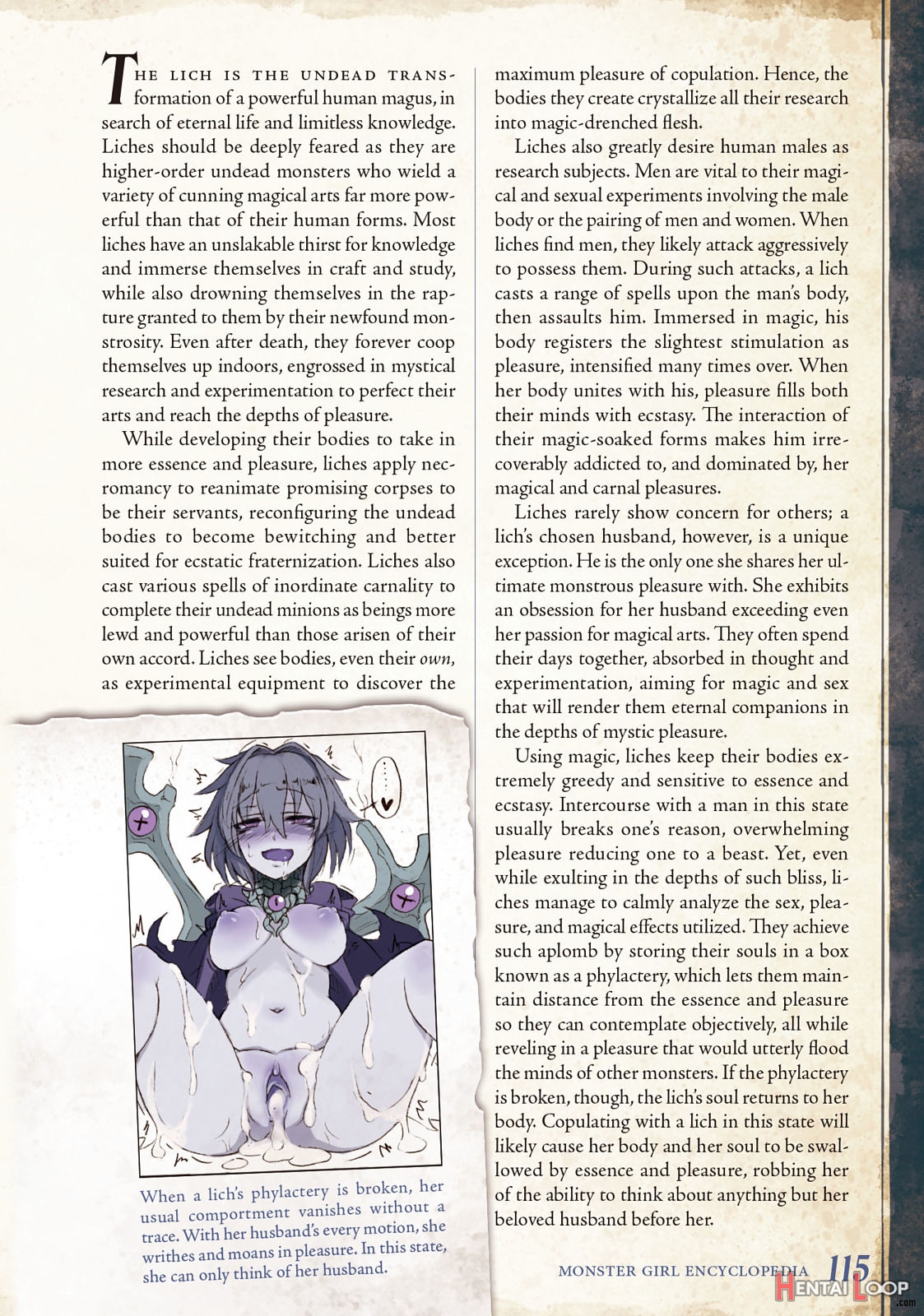 Monster Girl Encyclopedia Vol. 2 page 116