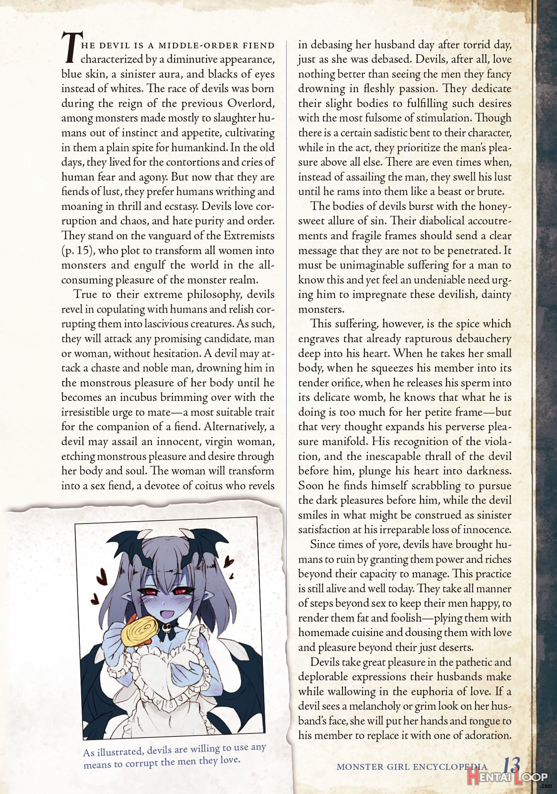 Monster Girl Encyclopedia Vol. 2 page 14