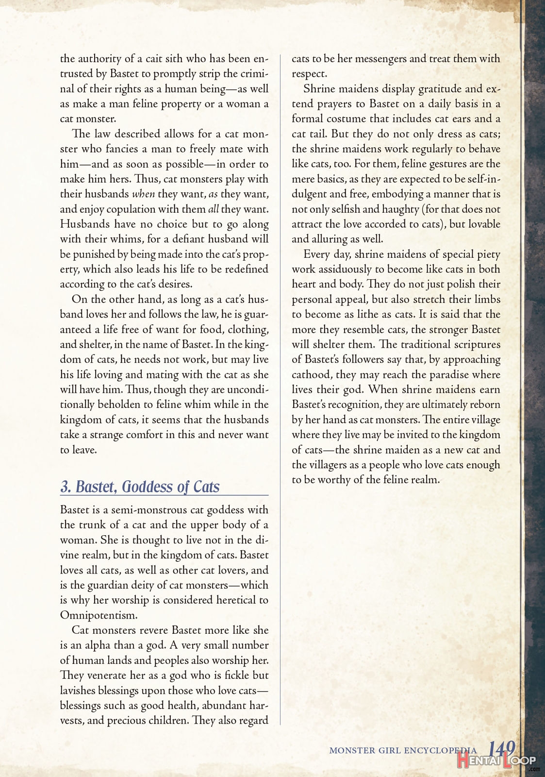 Monster Girl Encyclopedia Vol. 2 page 150