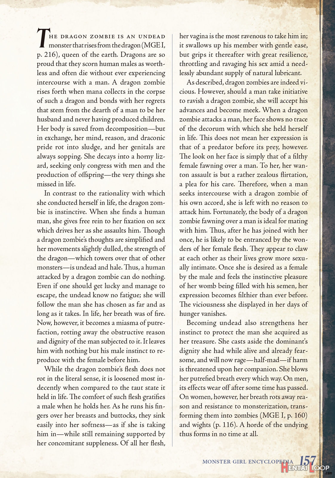 Monster Girl Encyclopedia Vol. 2 page 158