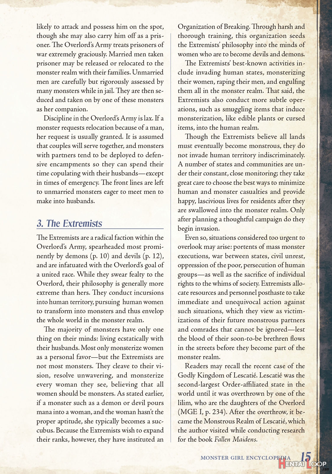 Monster Girl Encyclopedia Vol. 2 page 16