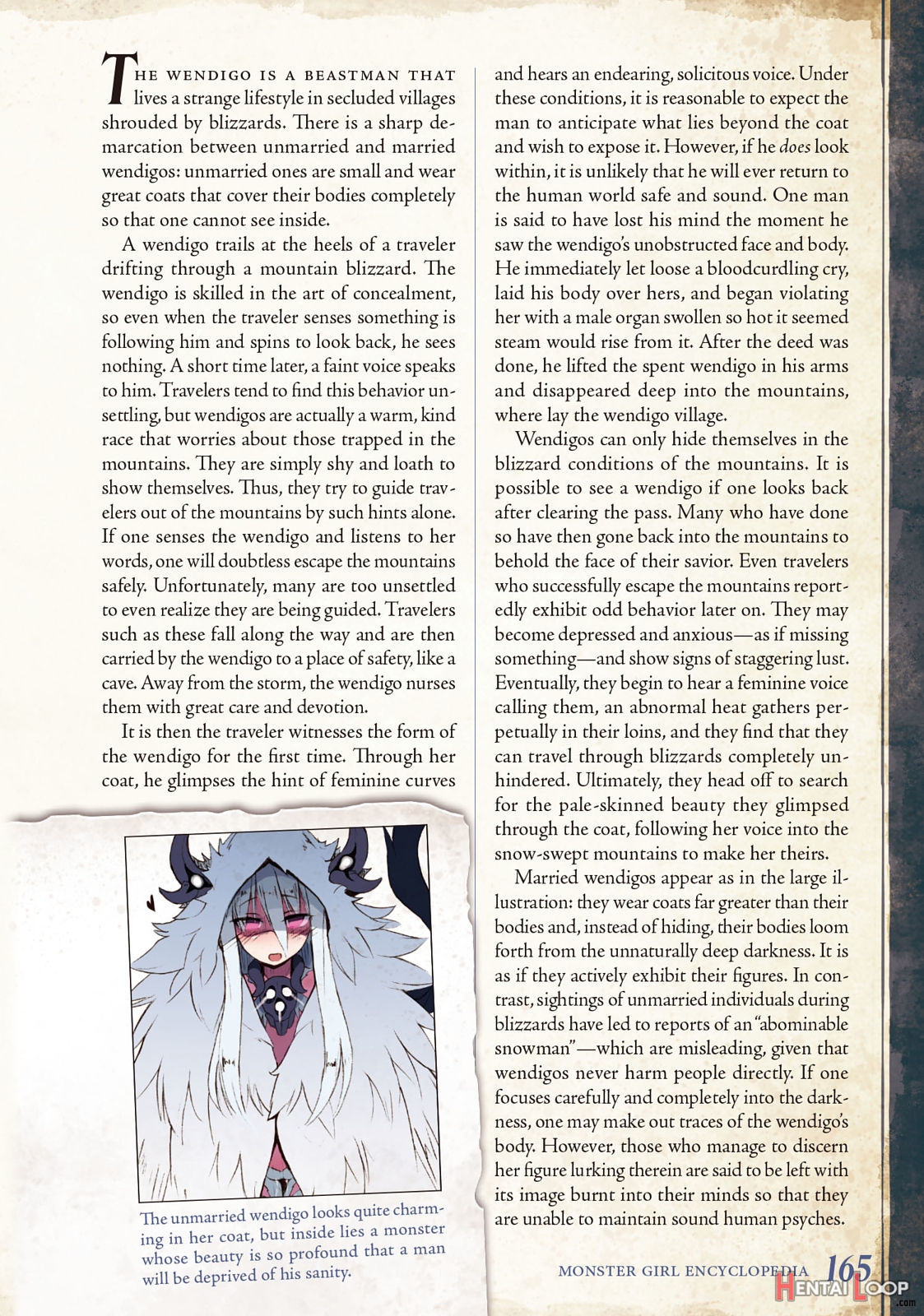 Monster Girl Encyclopedia Vol. 2 page 166