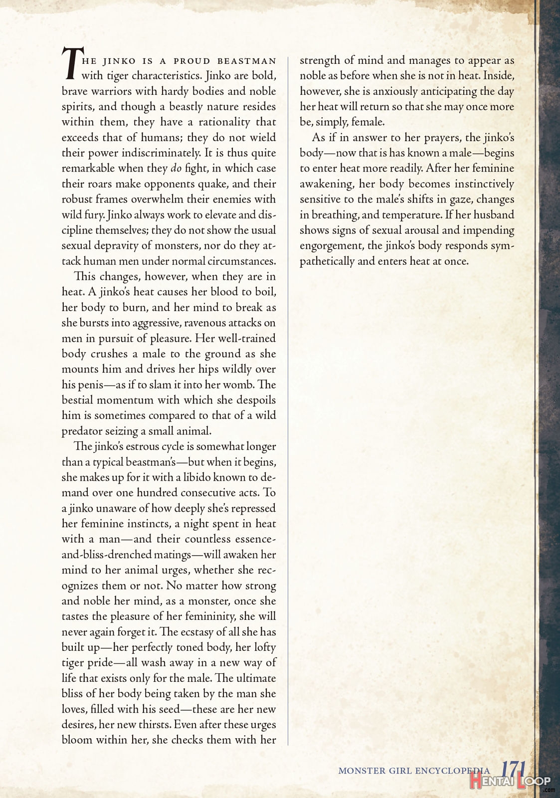 Monster Girl Encyclopedia Vol. 2 page 172