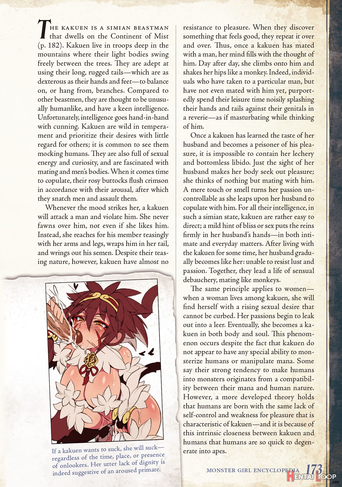 Monster Girl Encyclopedia Vol. 2 page 174