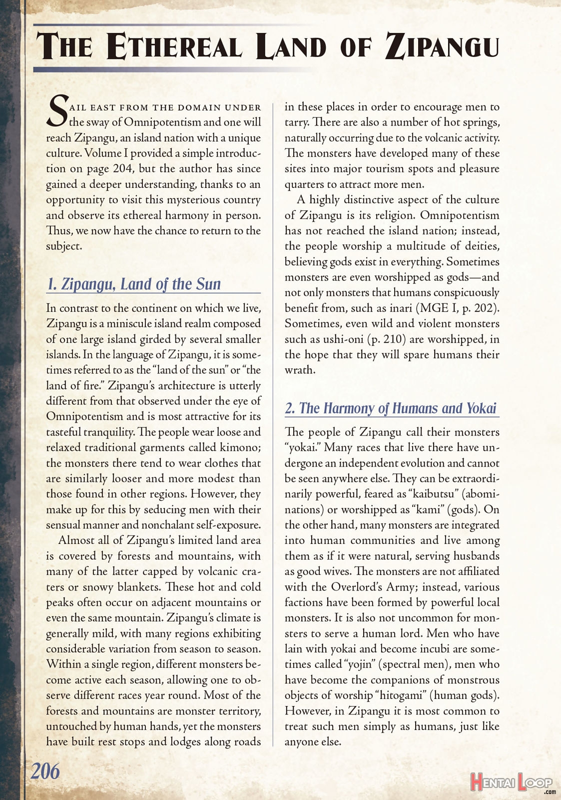 Monster Girl Encyclopedia Vol. 2 page 207