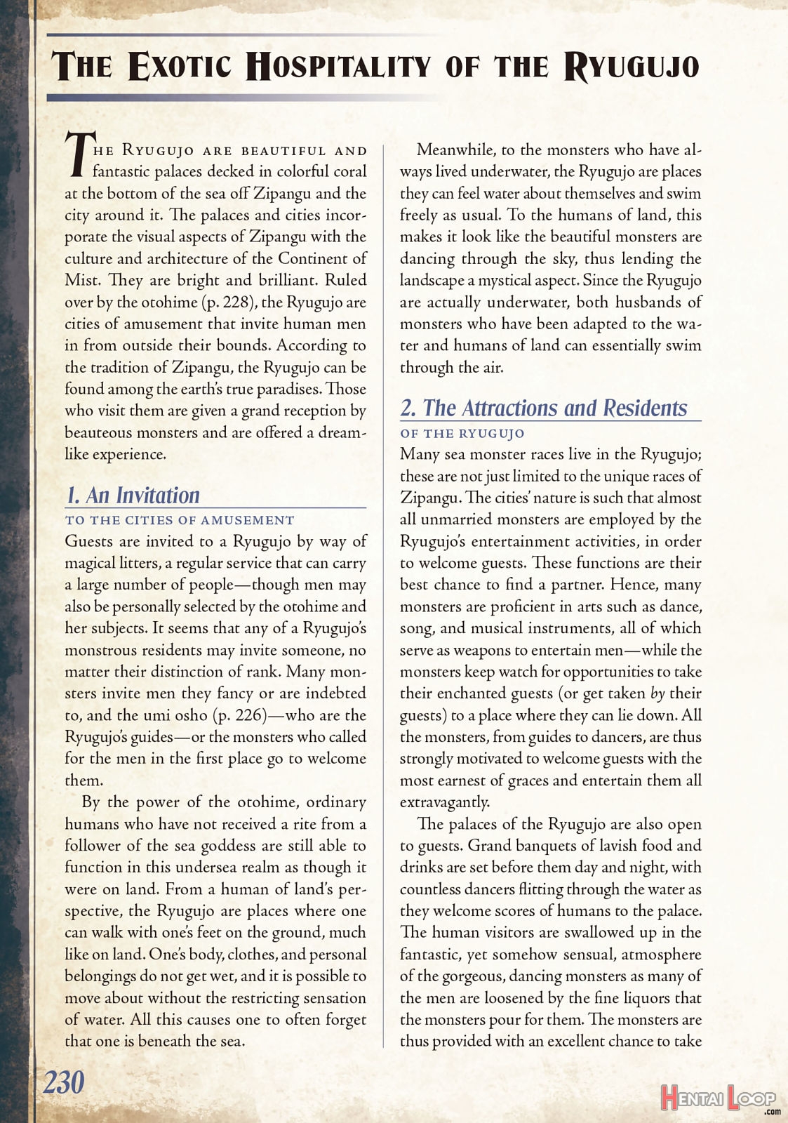 Monster Girl Encyclopedia Vol. 2 page 231
