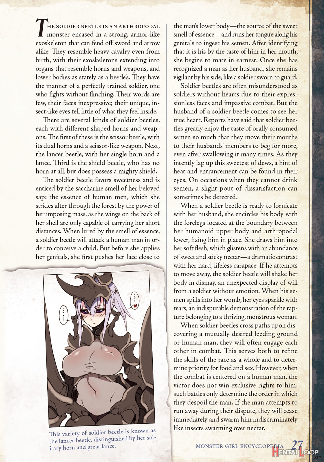 Monster Girl Encyclopedia Vol. 2 page 28