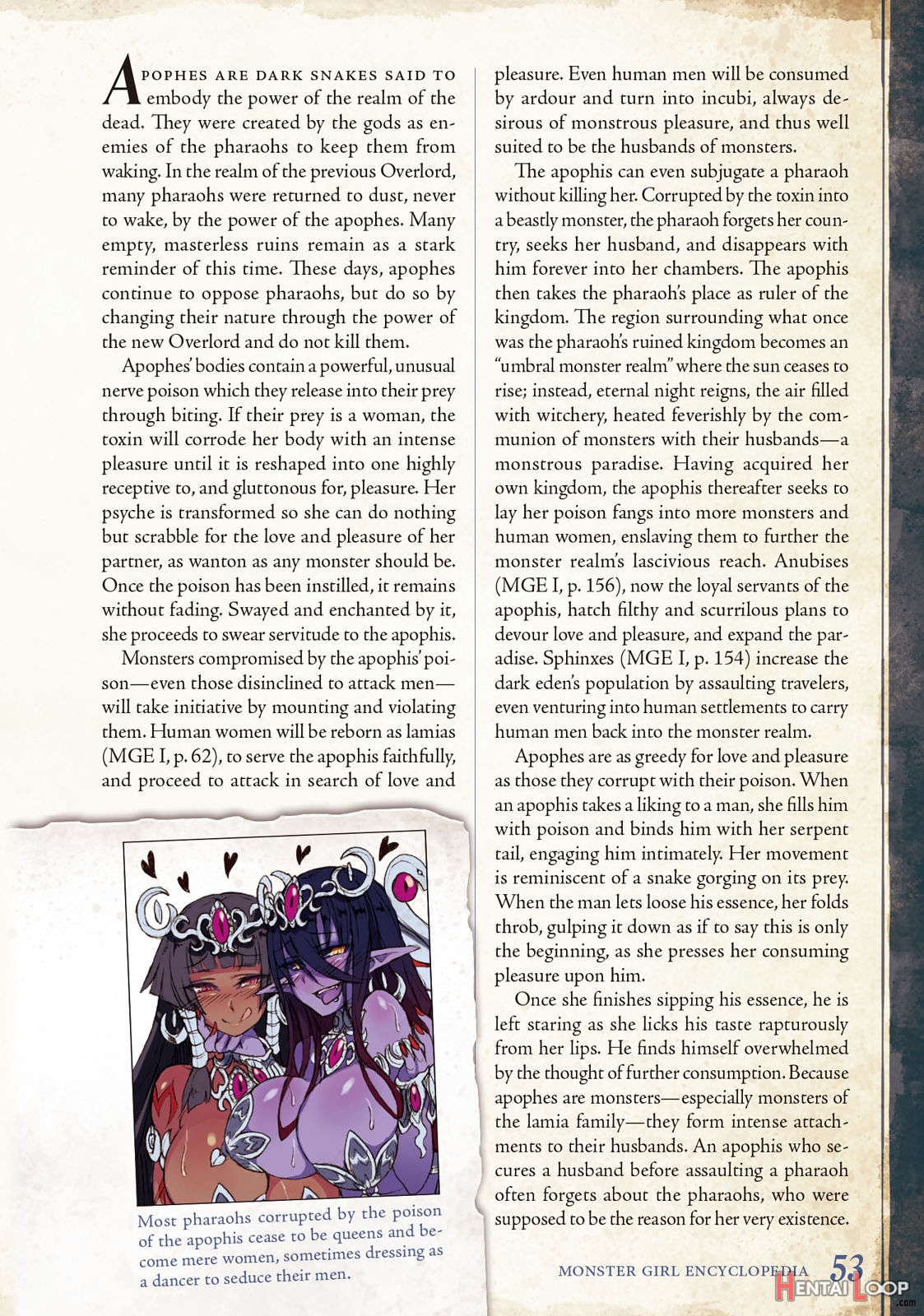 Monster Girl Encyclopedia Vol. 2 page 54