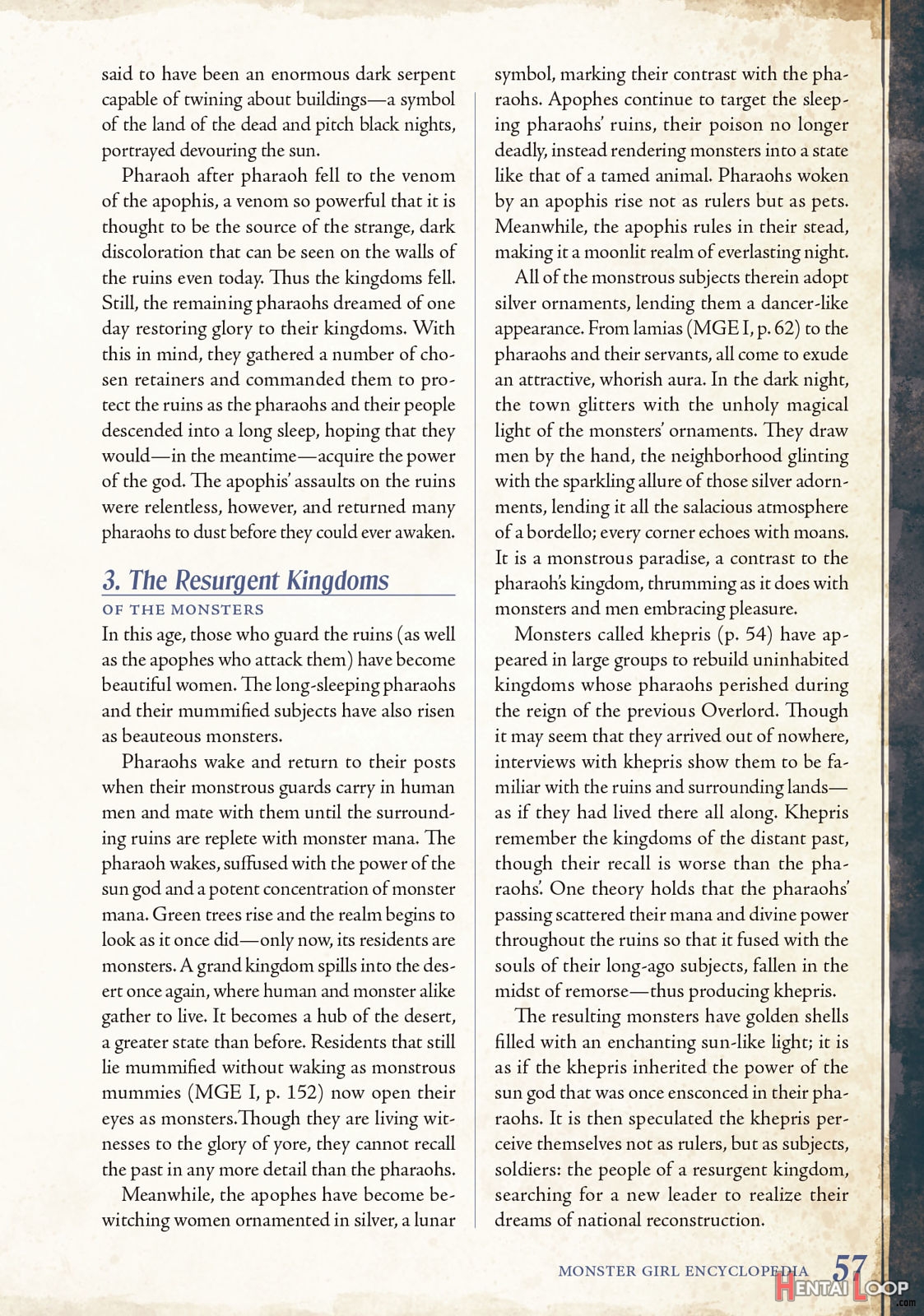 Monster Girl Encyclopedia Vol. 2 page 58