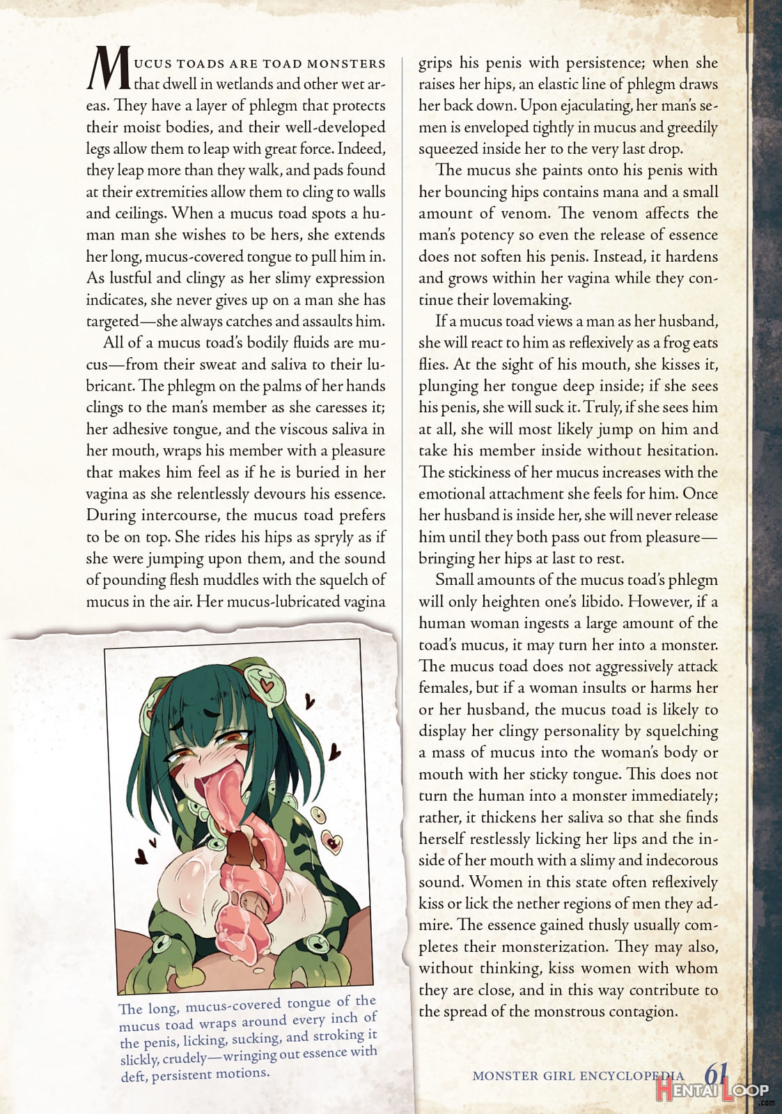 Monster Girl Encyclopedia Vol. 2 page 62