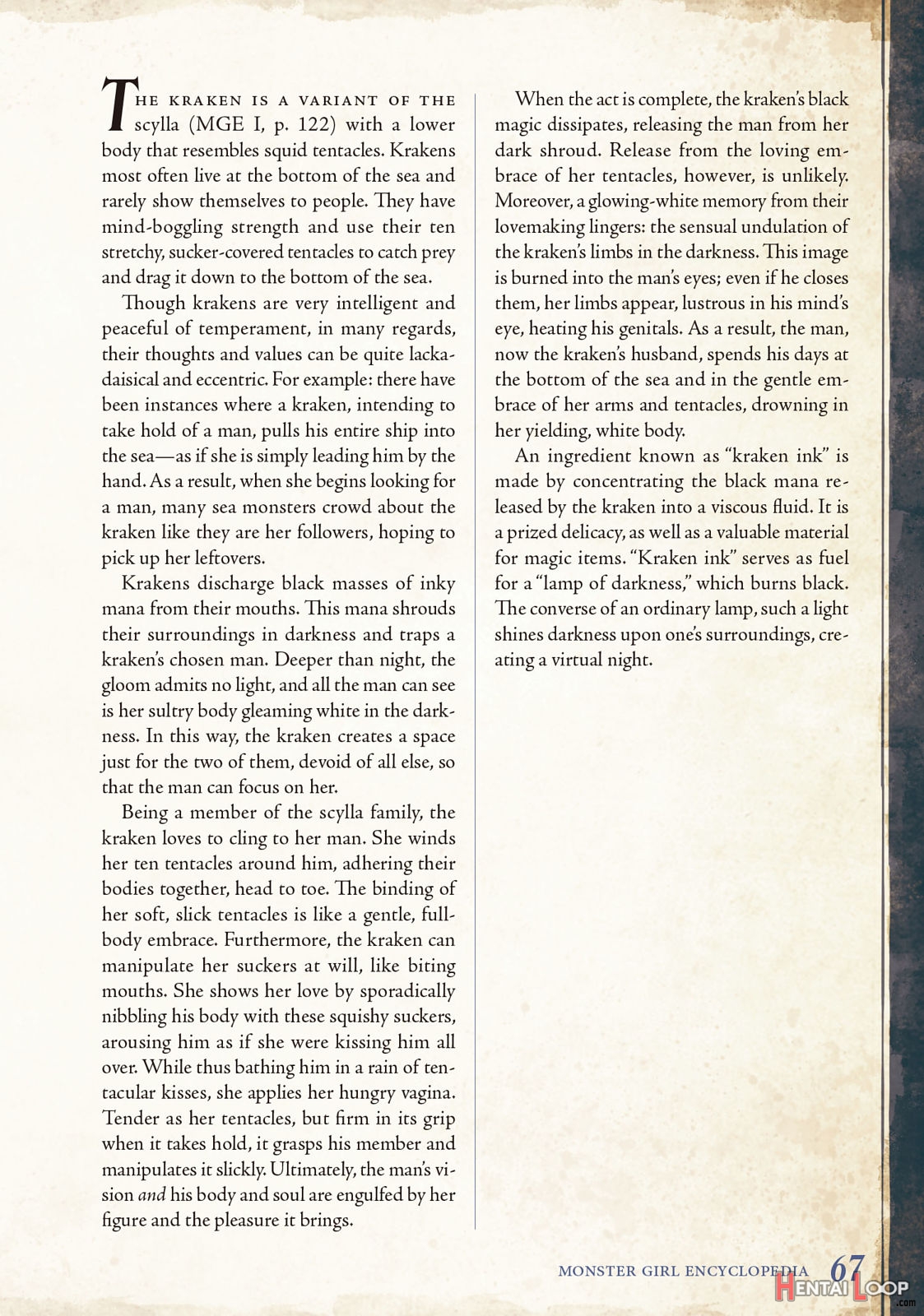Monster Girl Encyclopedia Vol. 2 page 68