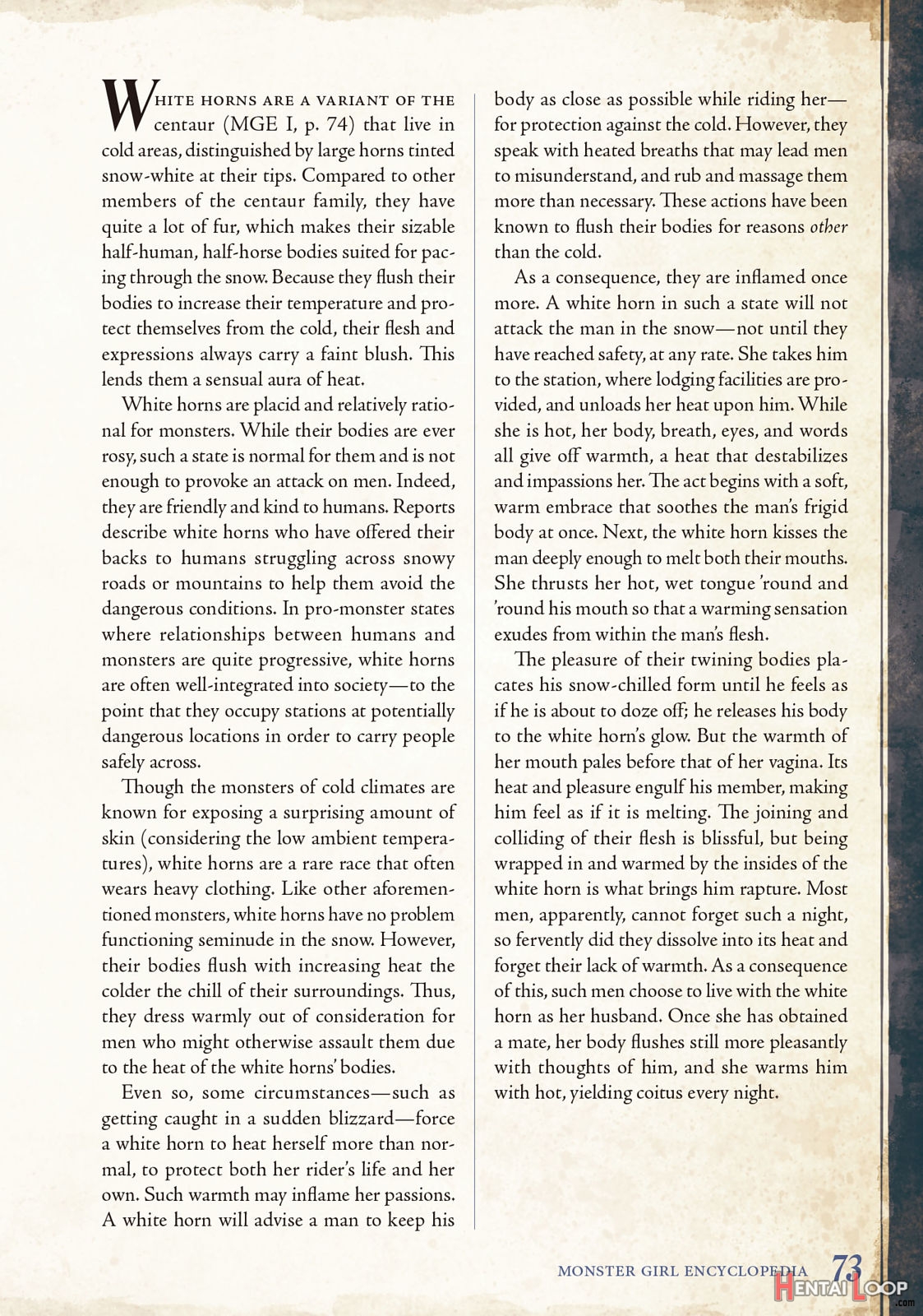 Monster Girl Encyclopedia Vol. 2 page 74