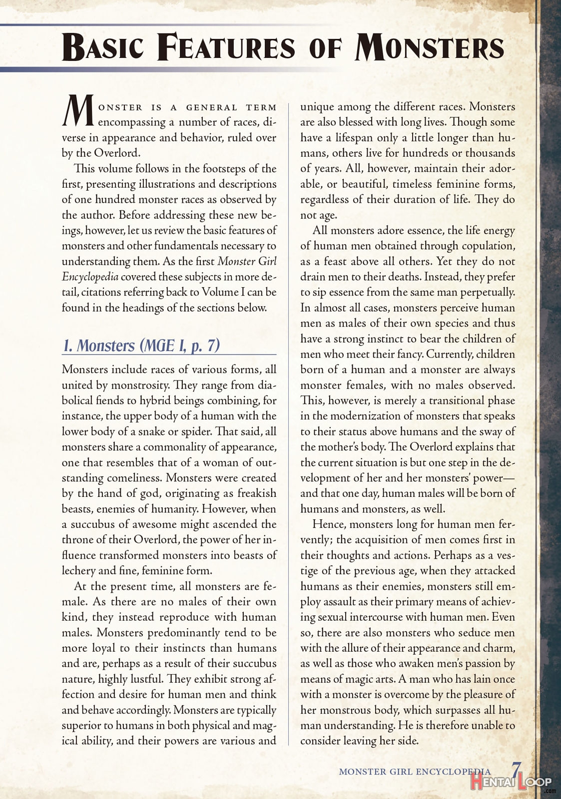 Monster Girl Encyclopedia Vol. 2 page 8