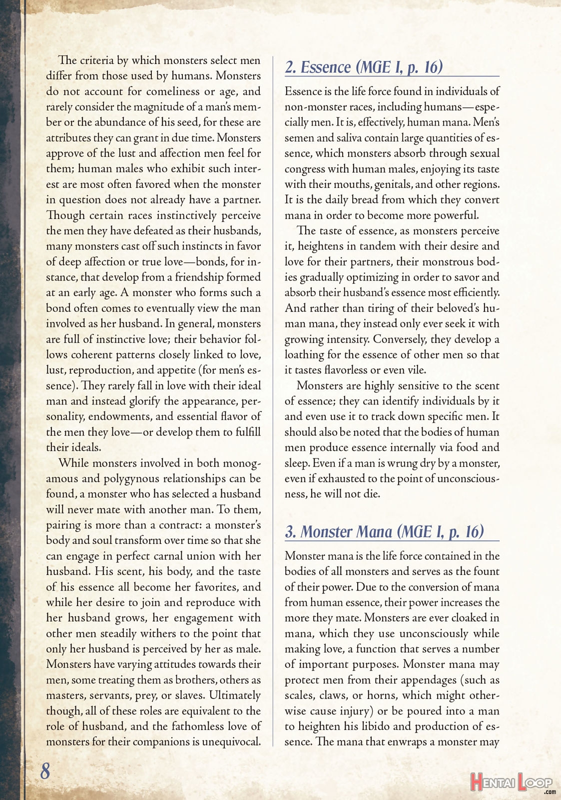 Monster Girl Encyclopedia Vol. 2 page 9