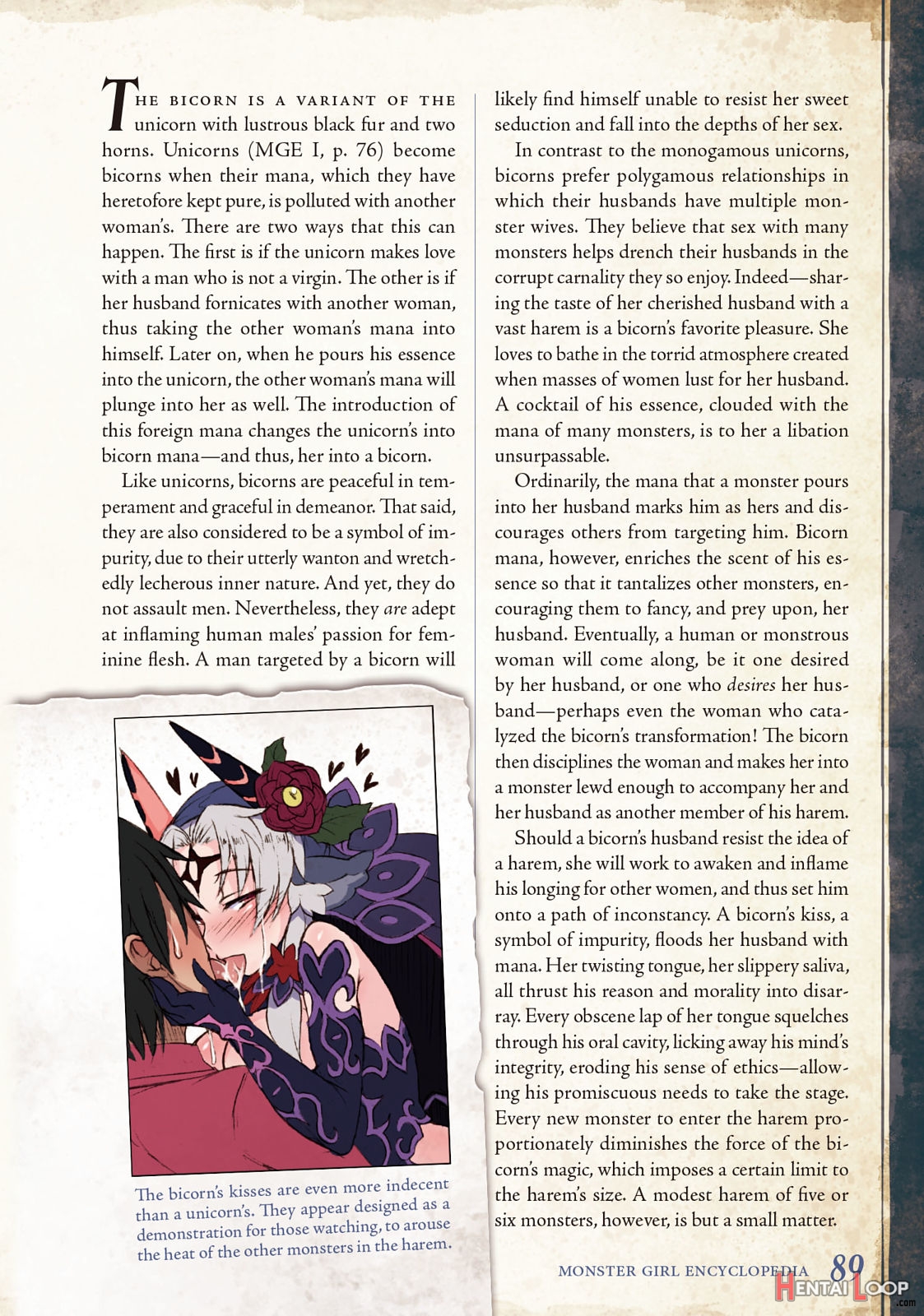 Monster Girl Encyclopedia Vol. 2 page 90