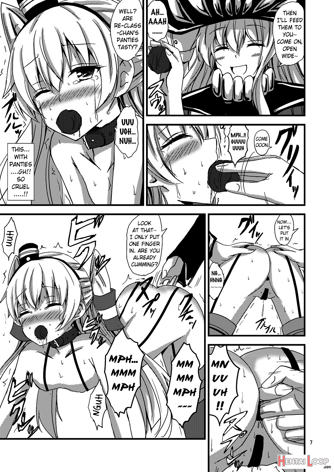 Ndard Carrier Wo-class's Amatsukaze Yuri Slave Training ~threesome Training~ page 8