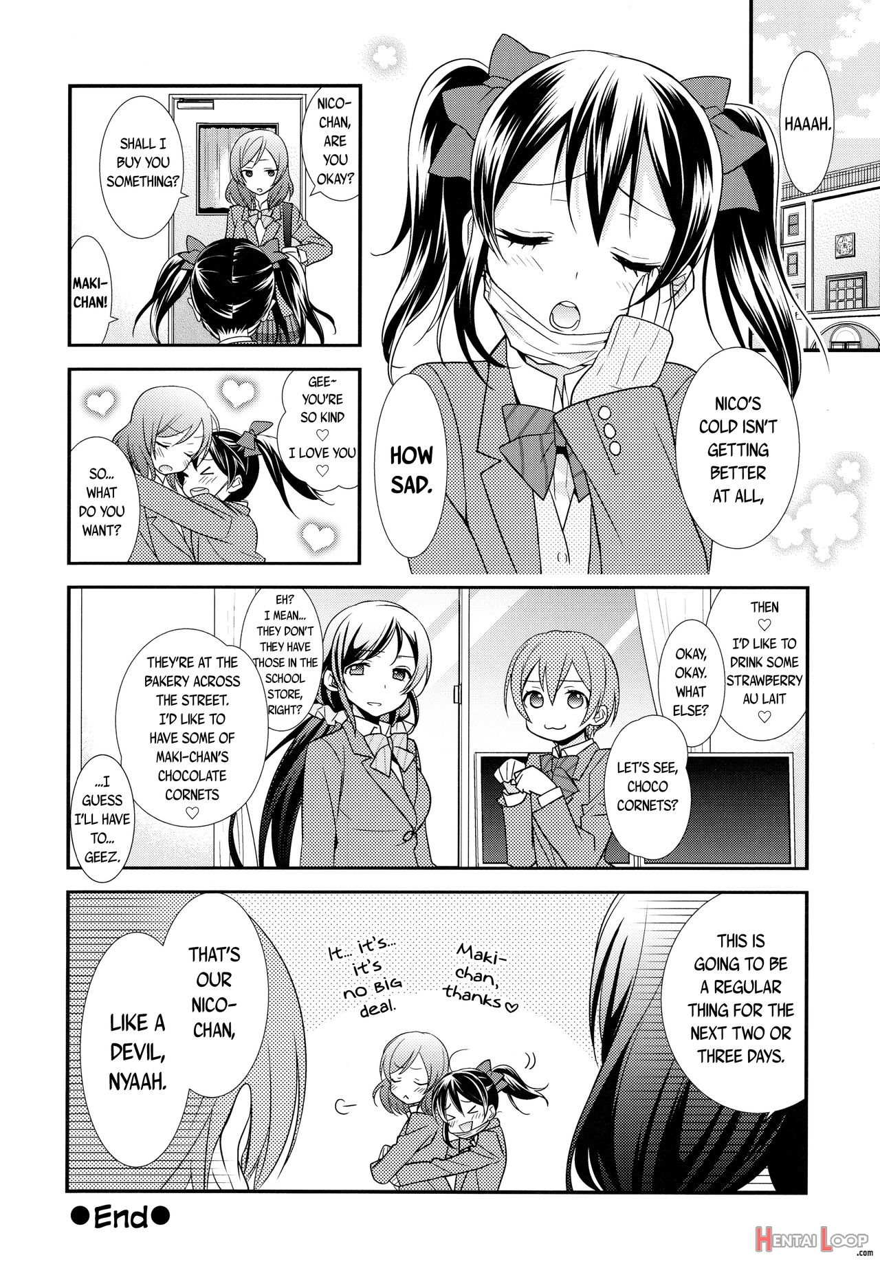 Nico-chan Has Caught A Cold page 16