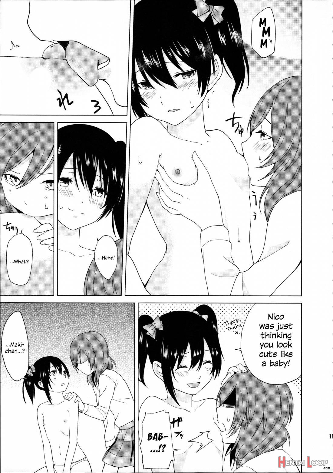 Nico-chan To Haeteru Maki-chan Ga Ecchi Na Koto Suru Dake No Hon page 14